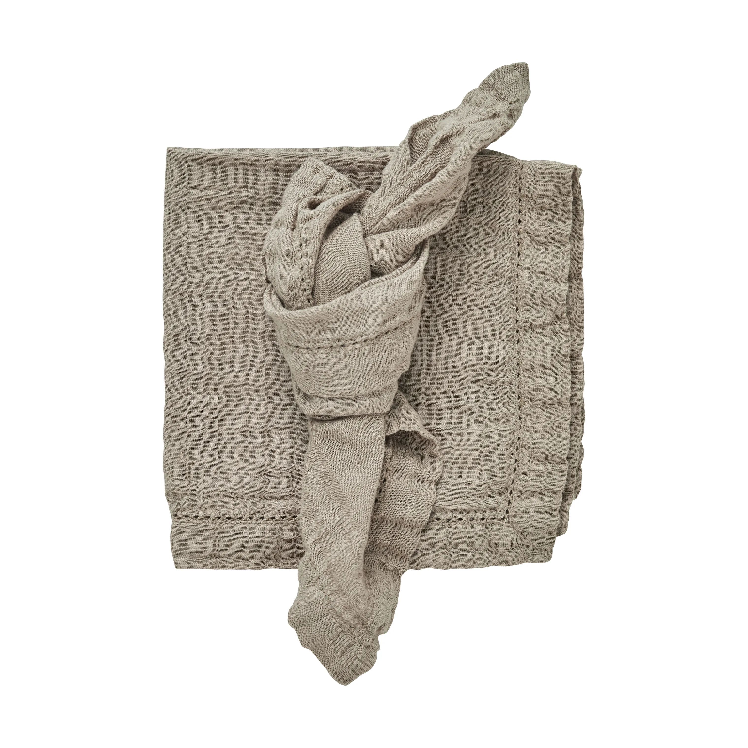 Lene Bjerre Stofservietter Angela Stofserviet i Beige, 2