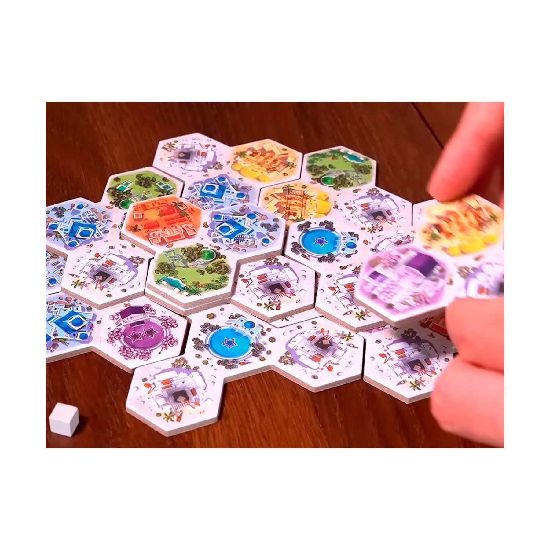 Spilbræt Spil Brætspil - Akropolis i Multifarvet, 3