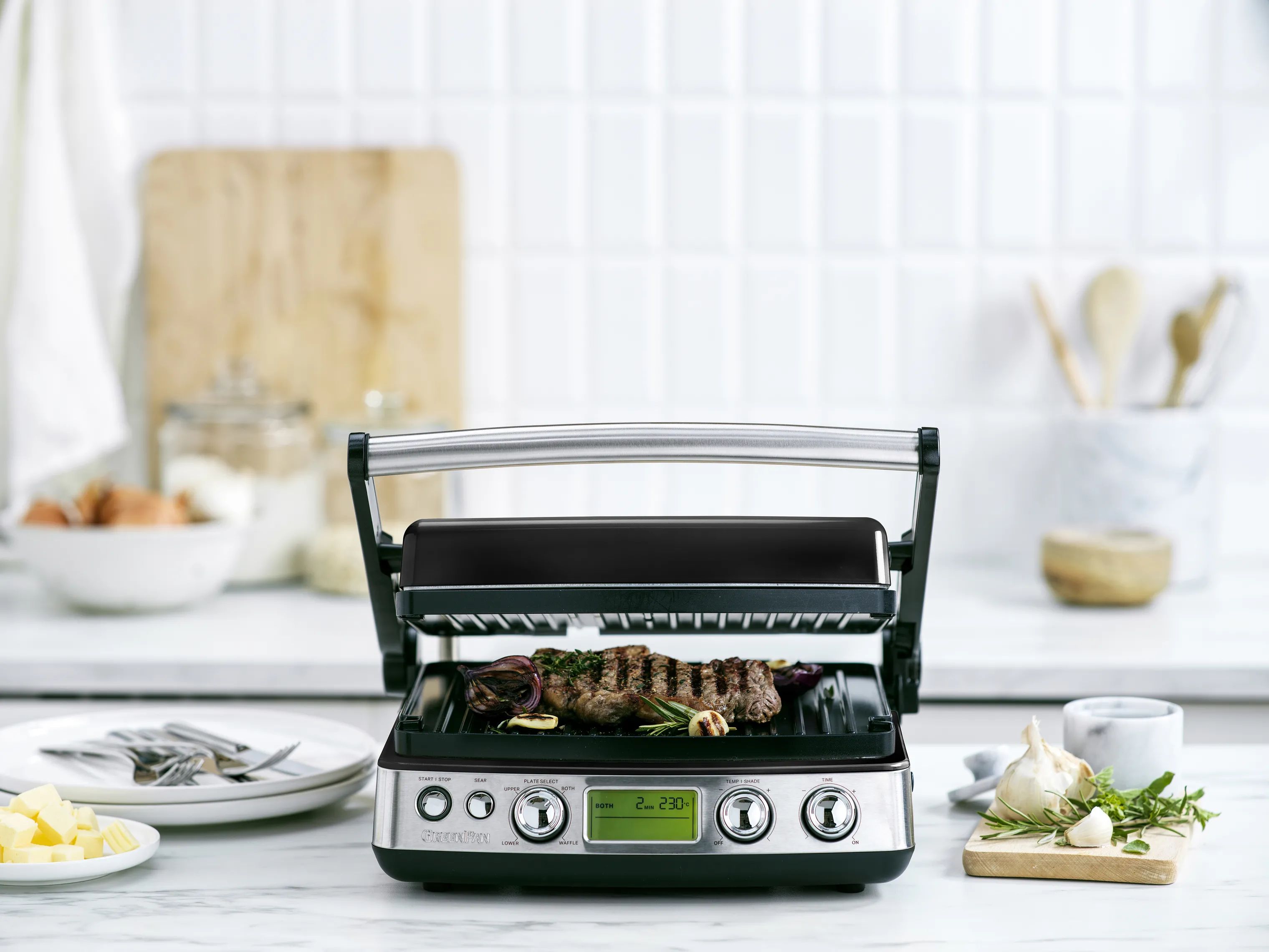 Greenpan Bordgrill Elite Kontaktgrill i Black, 2