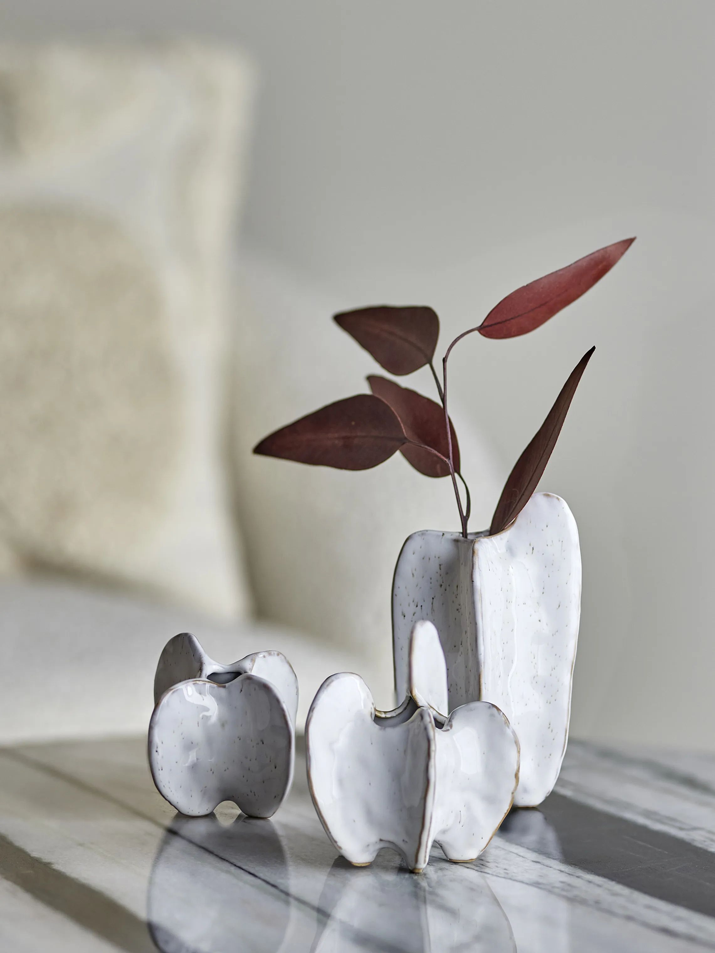 Bloomingville Vaser Jayce Vase - 3 stk. i Hvid, 2
