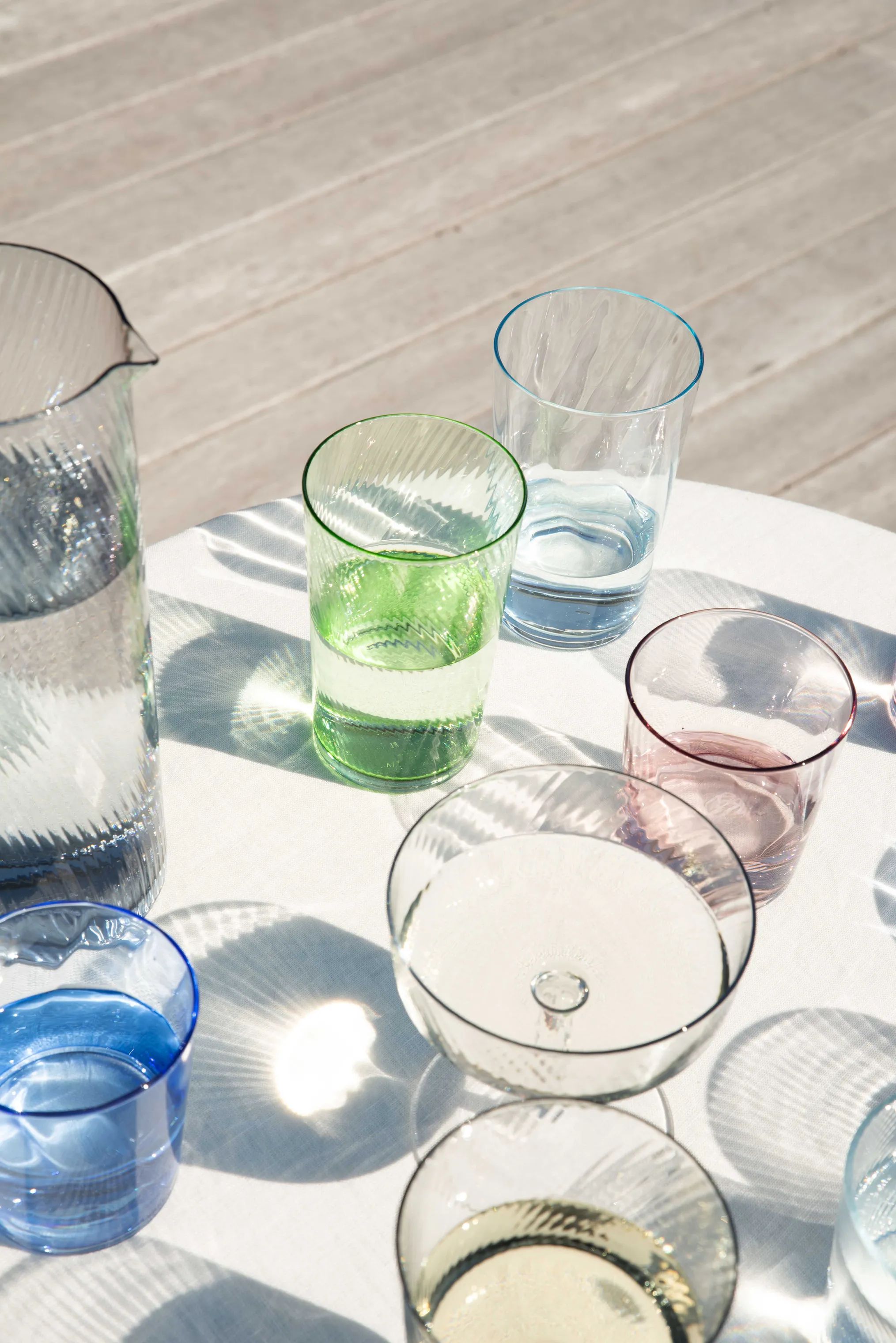 RAW by Aida Highball glas Unique Highball Glas i Light Blue, 3