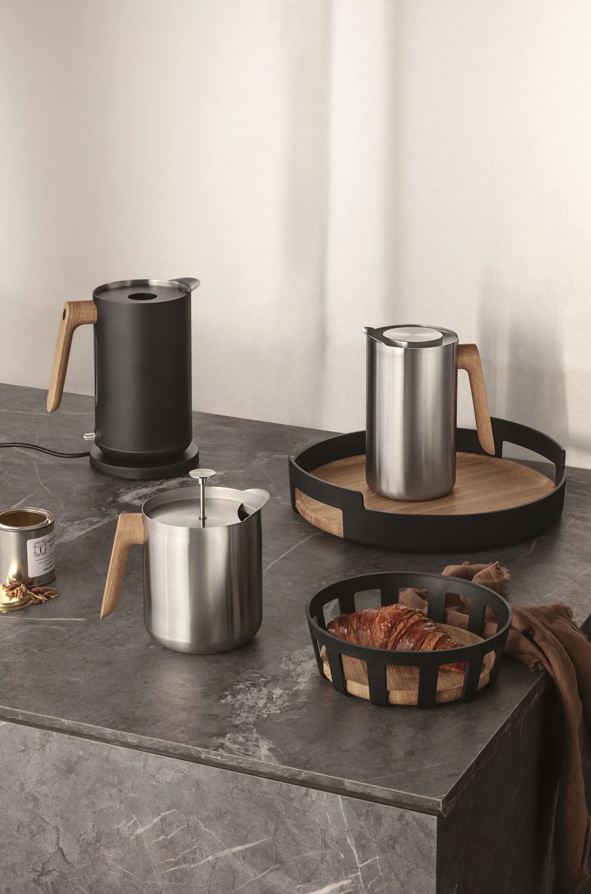 Eva Solo Stempelkander Nordic Kitchen Stempeltekande i Stål, 1 L, 6