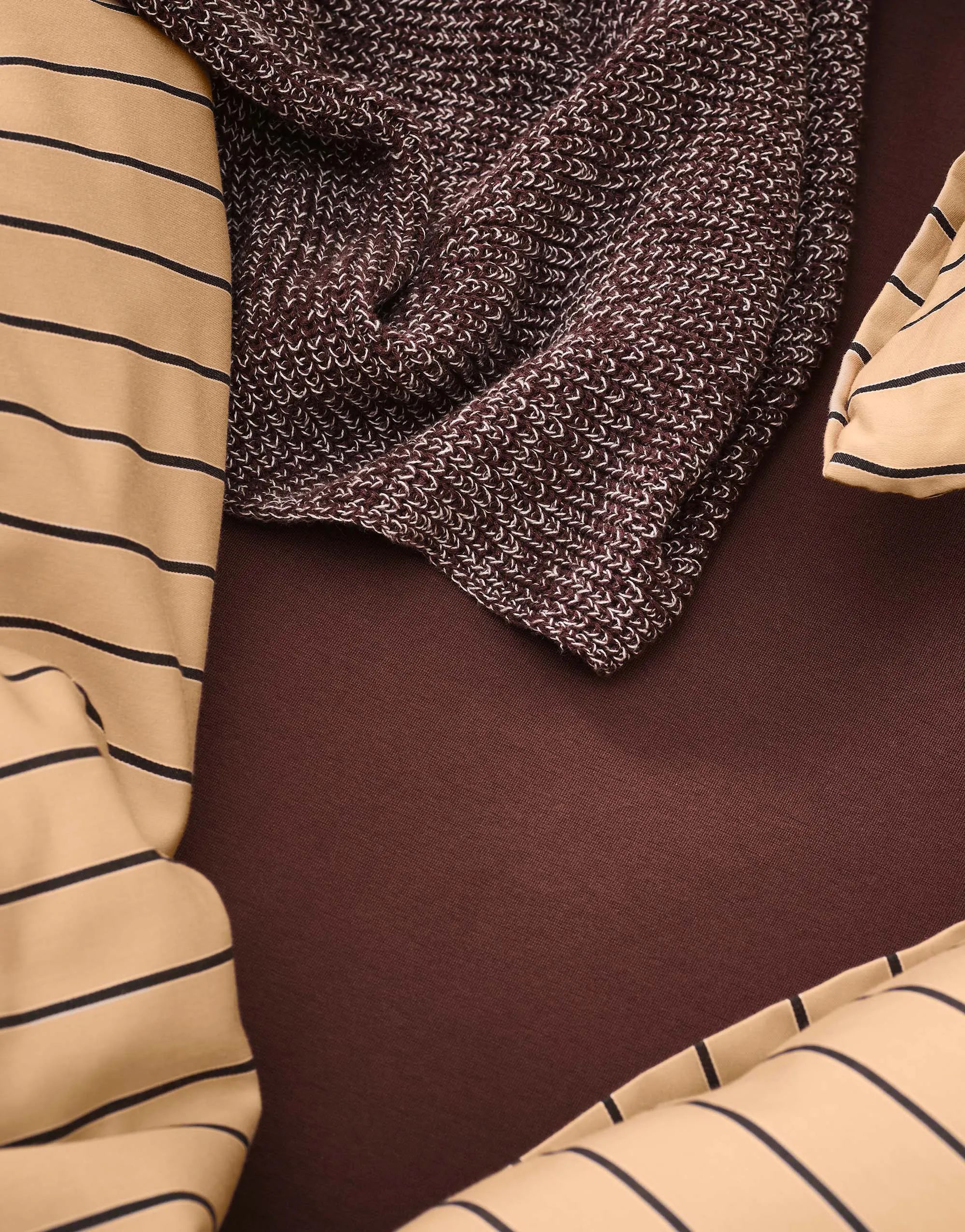 Marc O'Polo Sengetøj Mulji Sengetøj i Warm Beige, B140 x L200 cm, 3