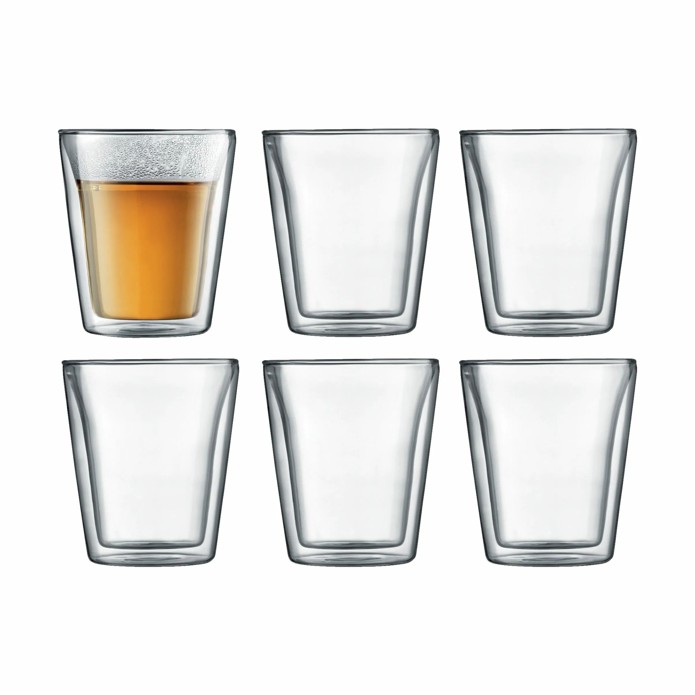 Bodum Termoglas Canteen Termoglas - 6 stk. i Klar, 20 cl, 3