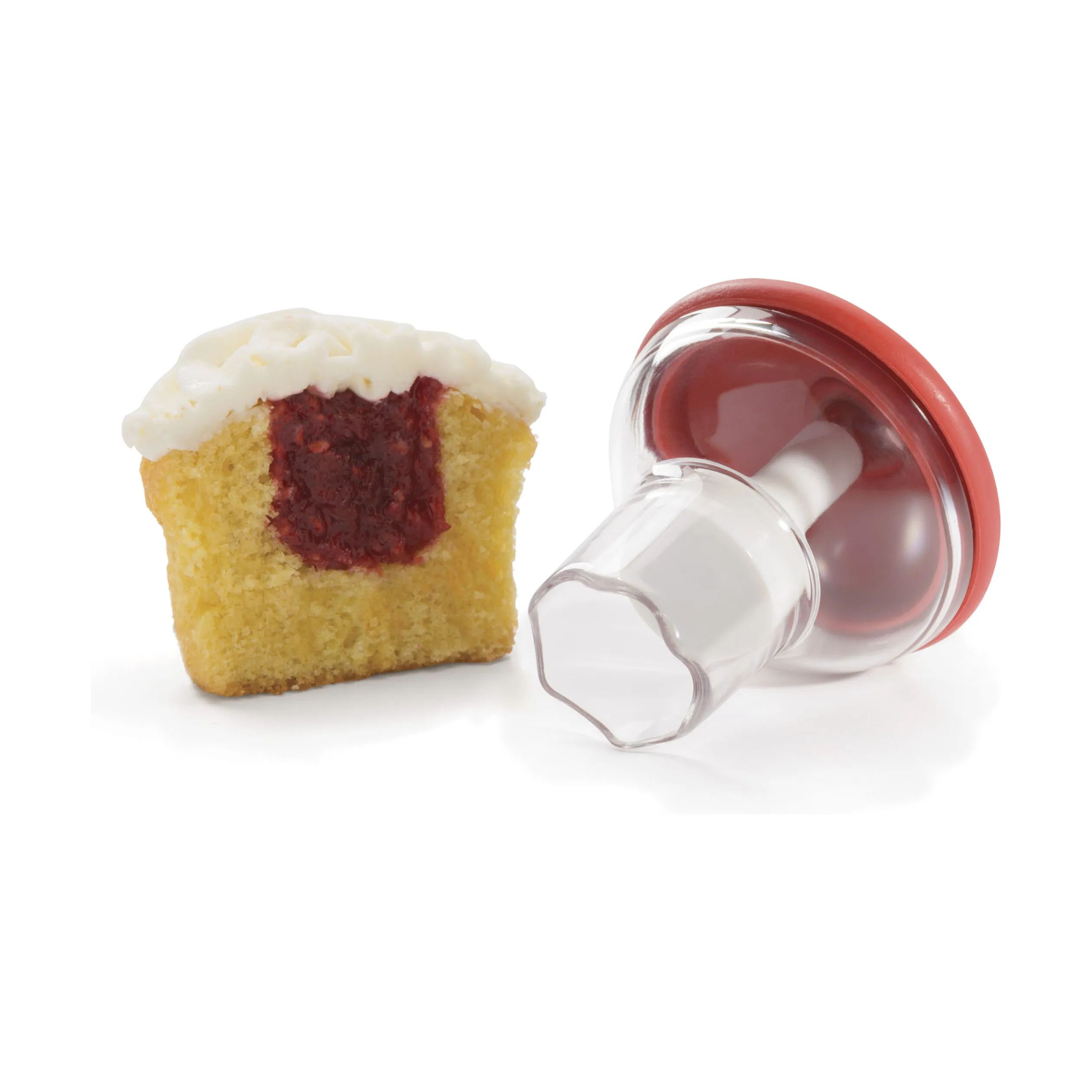 OXO Bageredskaber Good Grips Cupcake Udhuler i Klar/rød, 3