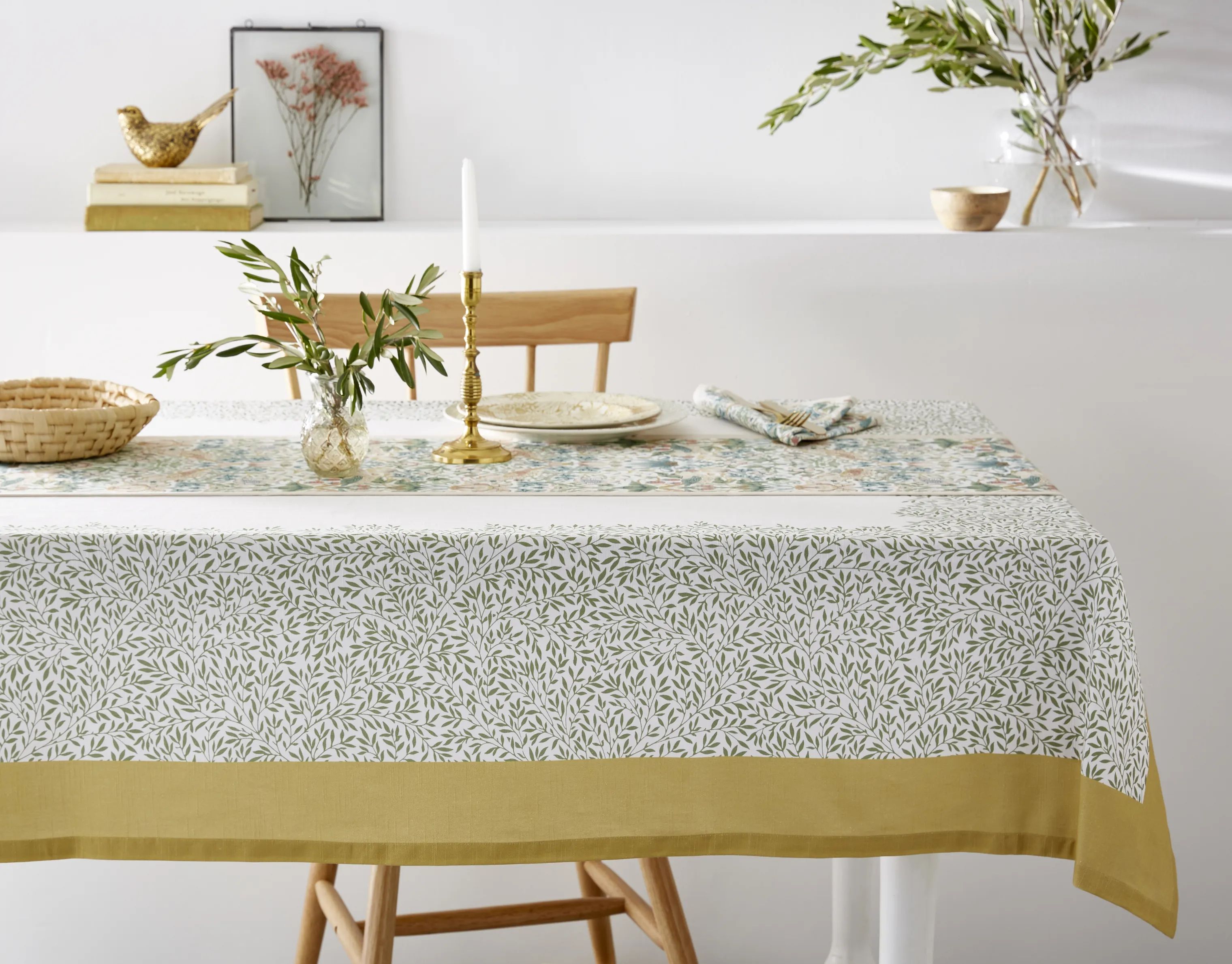 Spode Duge Morris & Co Dug i Grøn/Hvid, 2