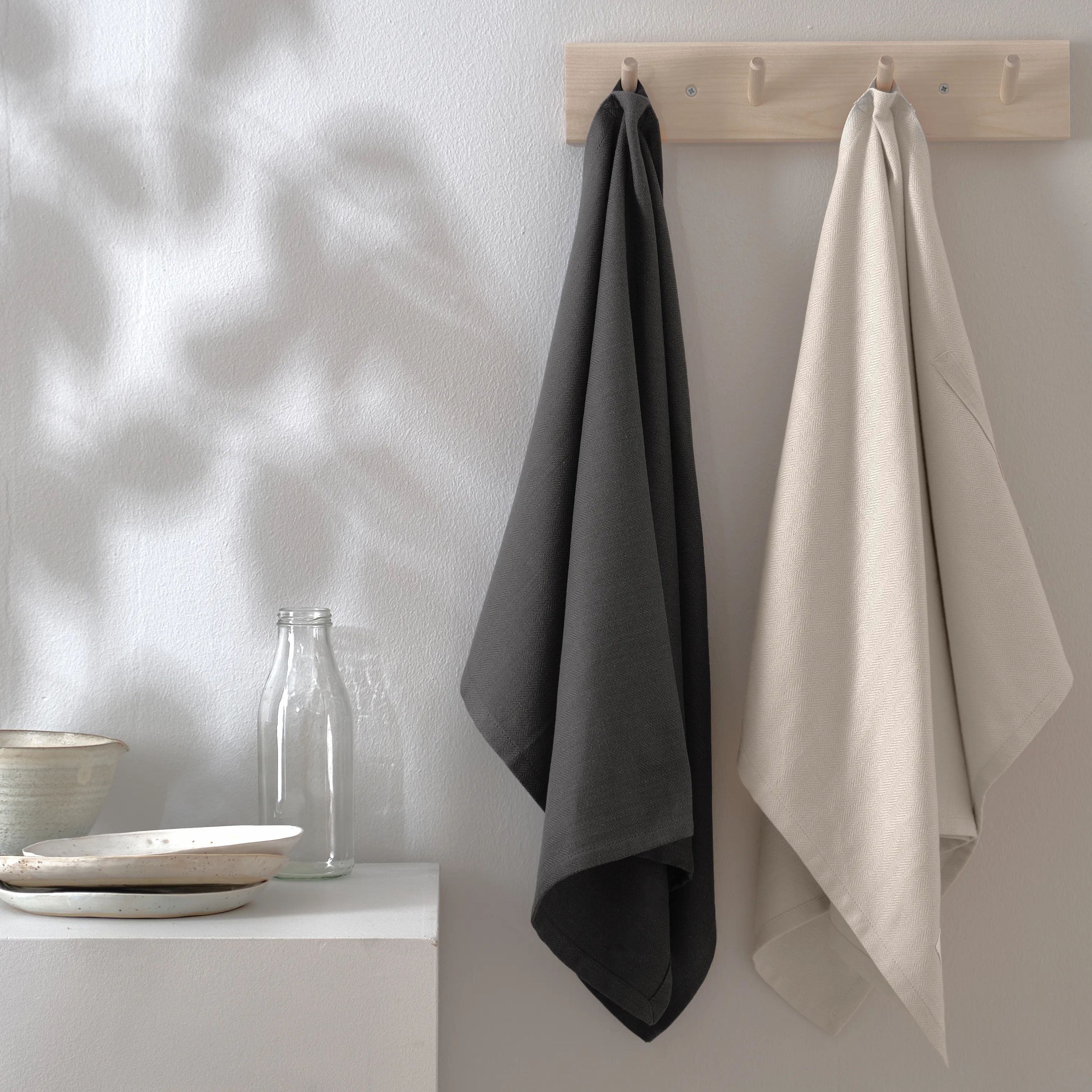 The Organic Company Viskestykker Viskestykke - 2 stk. i Beige, 3