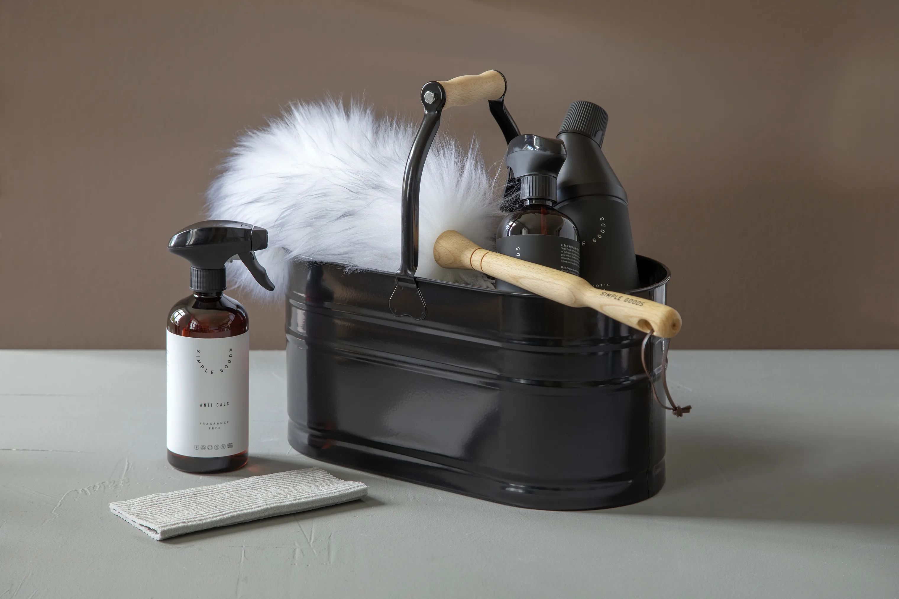 Simple Goods Øvrig rengøring Rengøringskurv i Sort, 2