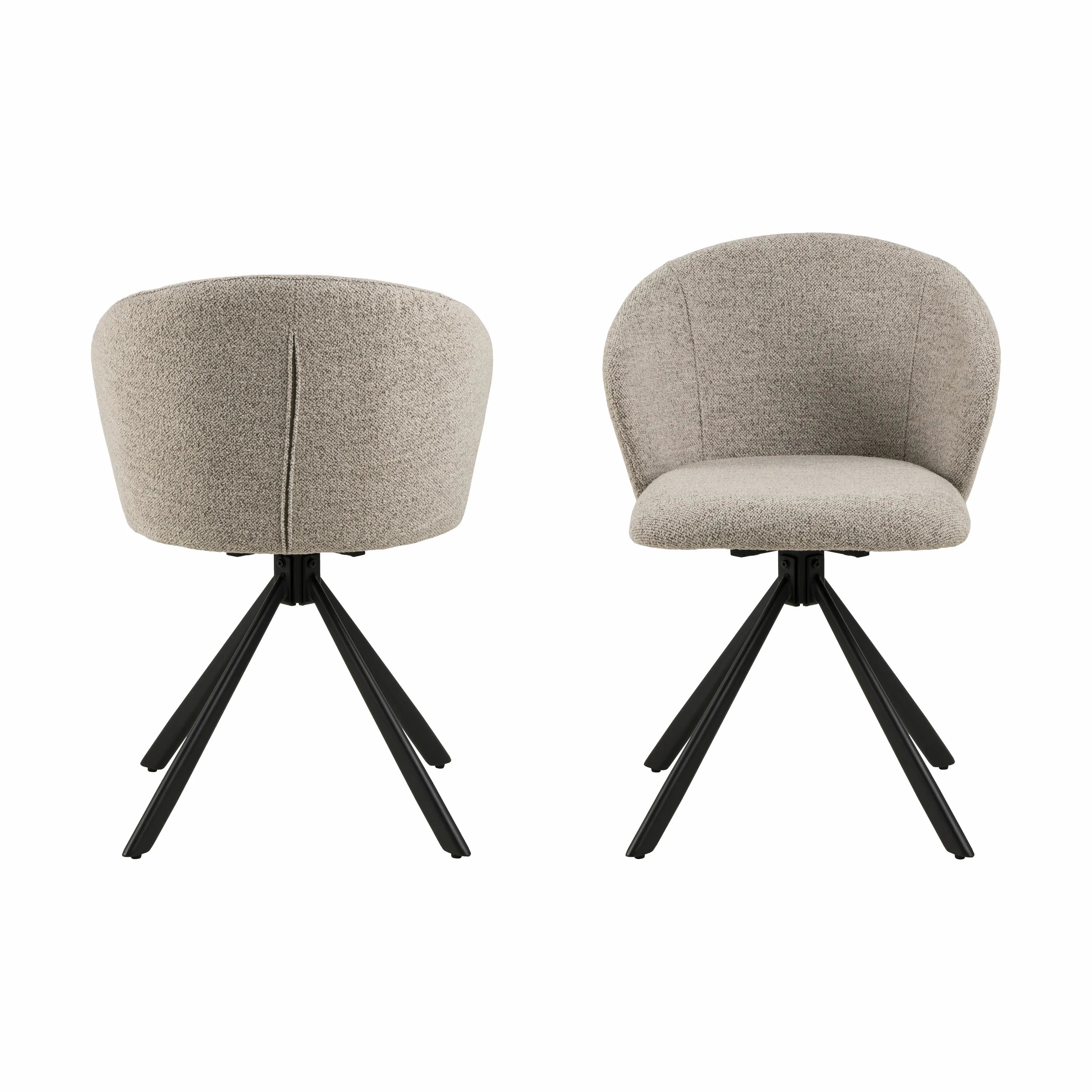 CASA Living Spisebordsstole Pippa Spisebordsstol - 2 stk. i Beige, 7