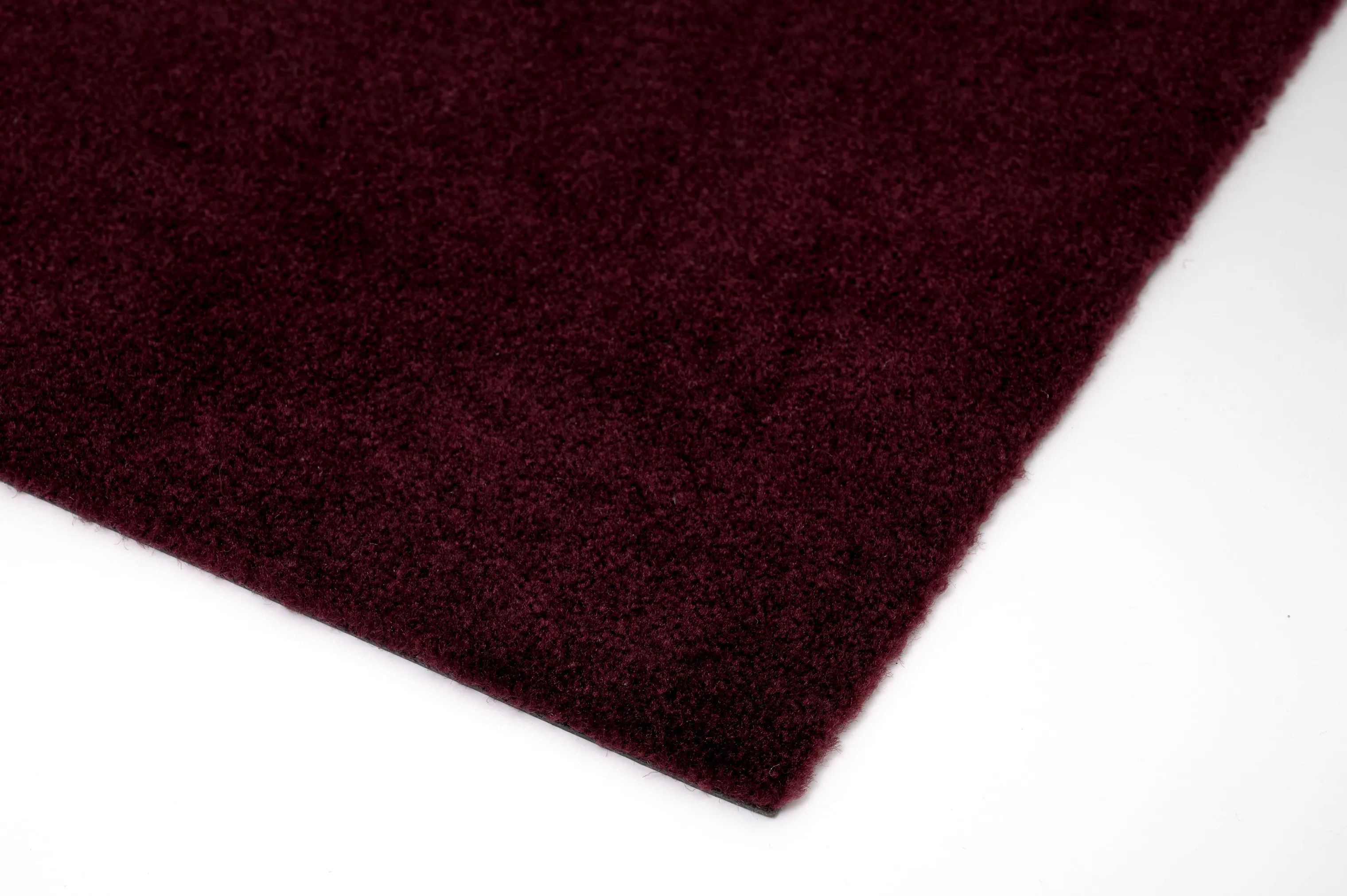 Tica Copenhagen Gulvtæpper Uni Color Unicolor Gulvmåtte i Bordeaux, B90 x L200 cm, 2