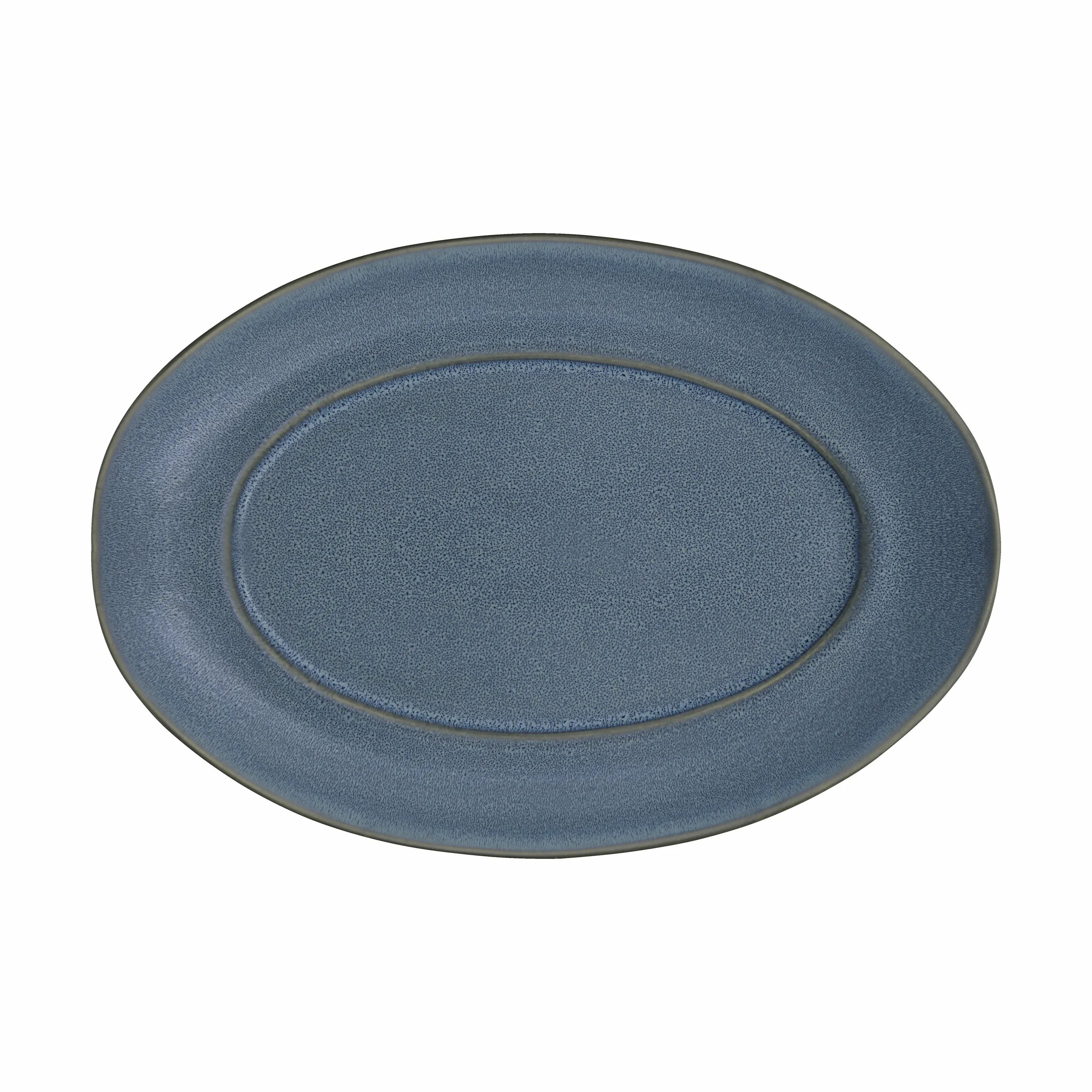 CASA Living Serveringsfade Sofia Fad i Blå, B21,7 x L31 cm, 3