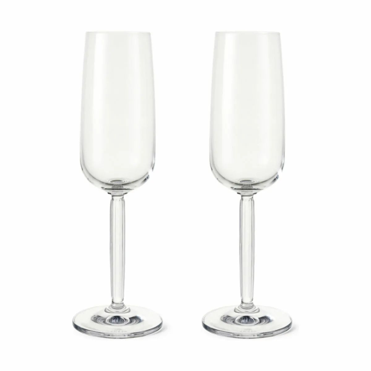Kähler Champagneglas Hammershøi Champagneglas  - 2 stk. i Klar, 1