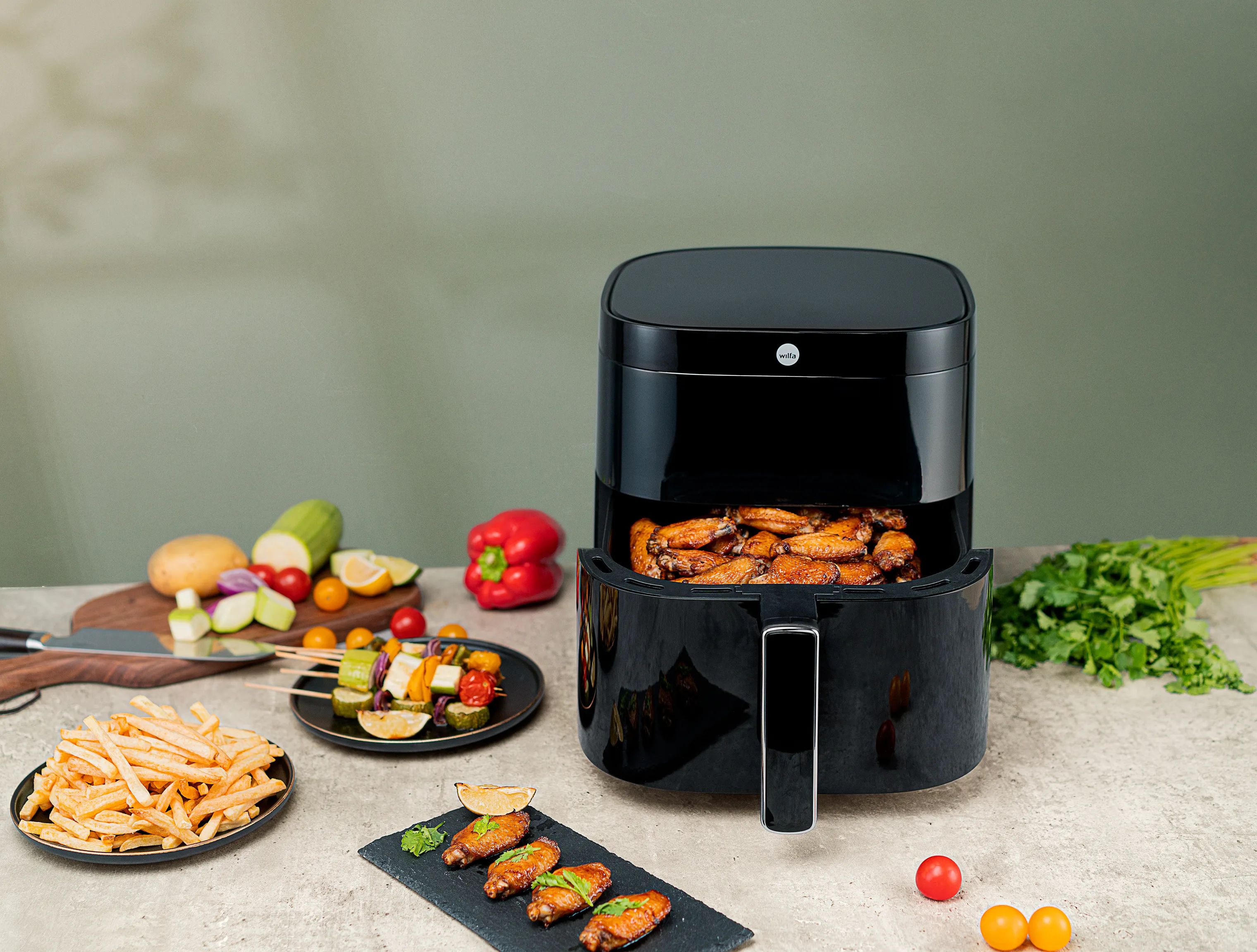 Wilfa Airfryers Dualfry Airfryer AFD-60B i Sort, 2