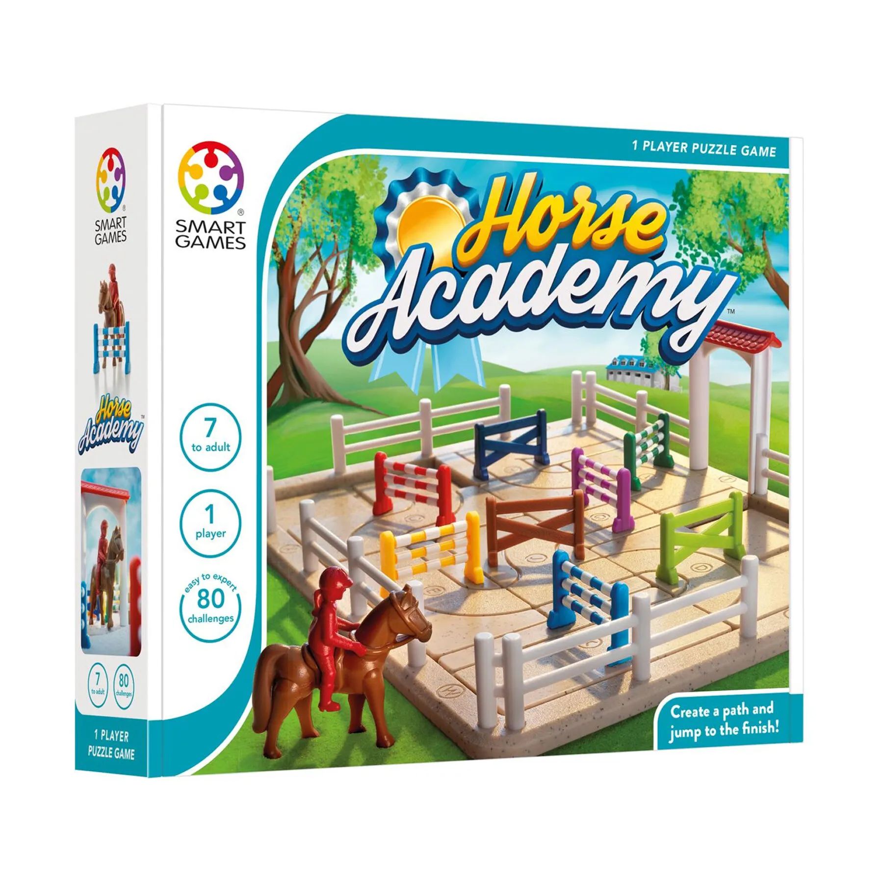 Spilbræt Spil SmartGames Brætspil - Horse Academy i Multifarvet, 1