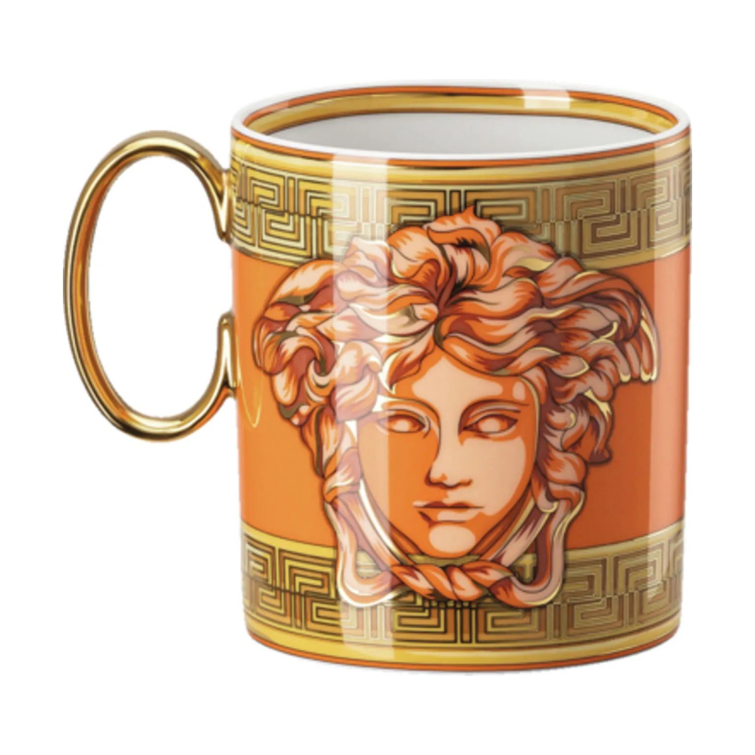 Versace Krus og kopper med hank Orange Coin Krus i Orange, 2