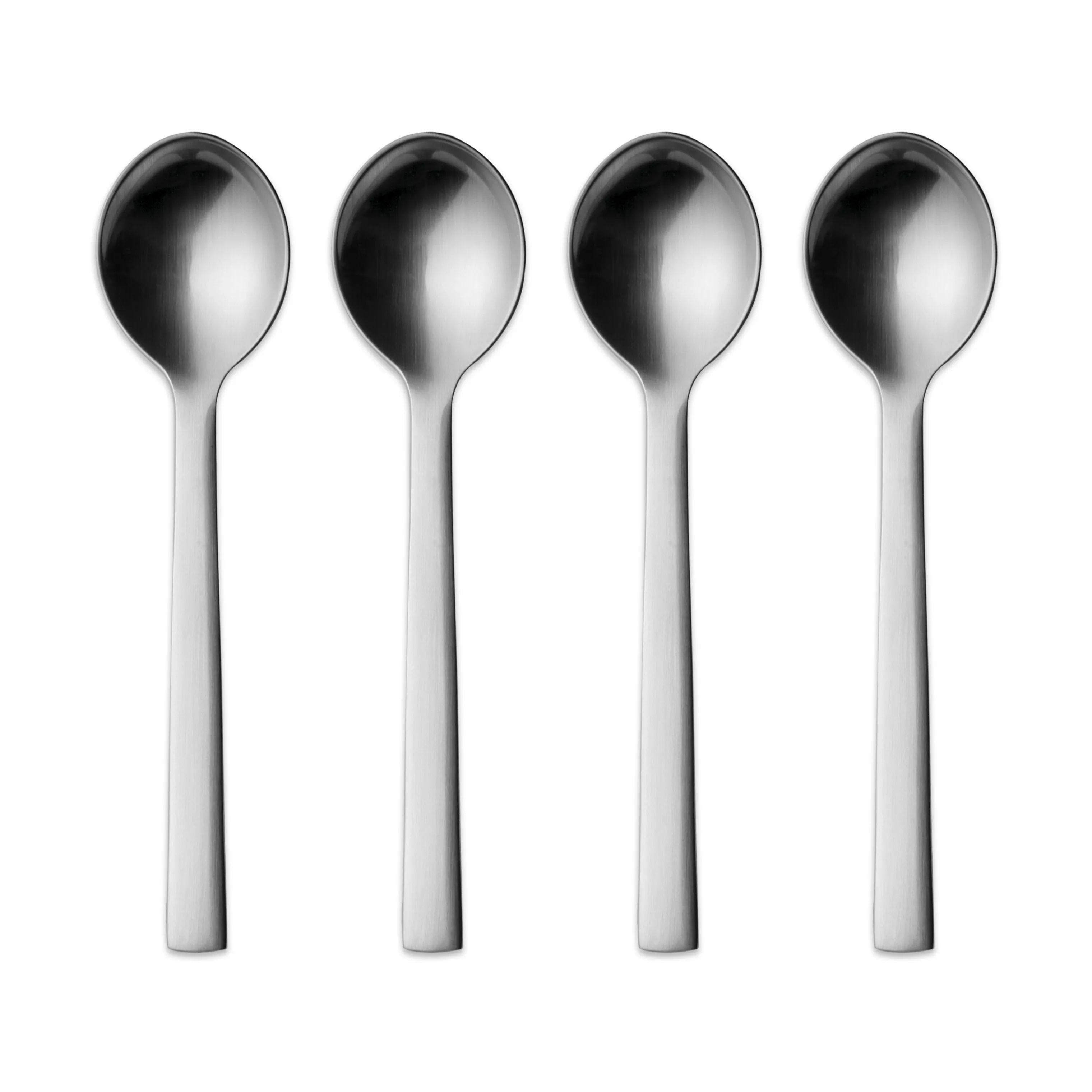 Georg Jensen Kaffe- og teskeer New York Teske Stor - 4 stk. i Sølvfarvet, 15,6 cm, 1