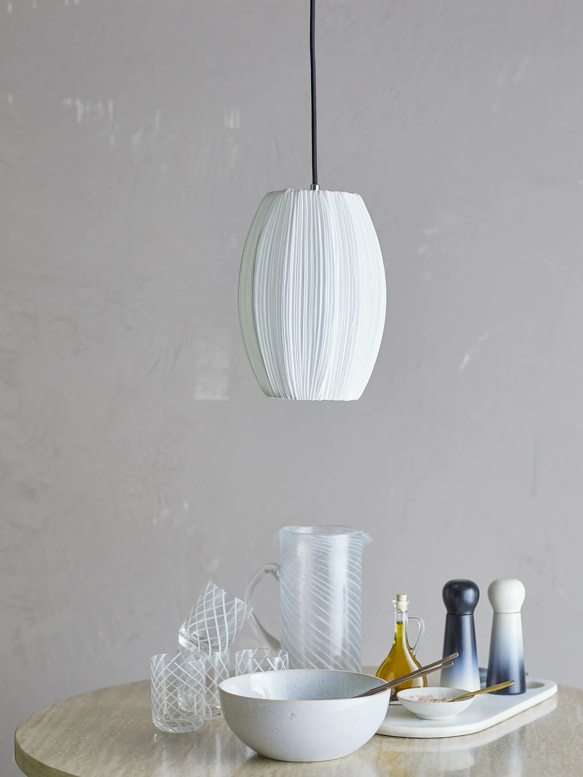 Bloomingville Pendler Pica Pendel i Hvid, 2