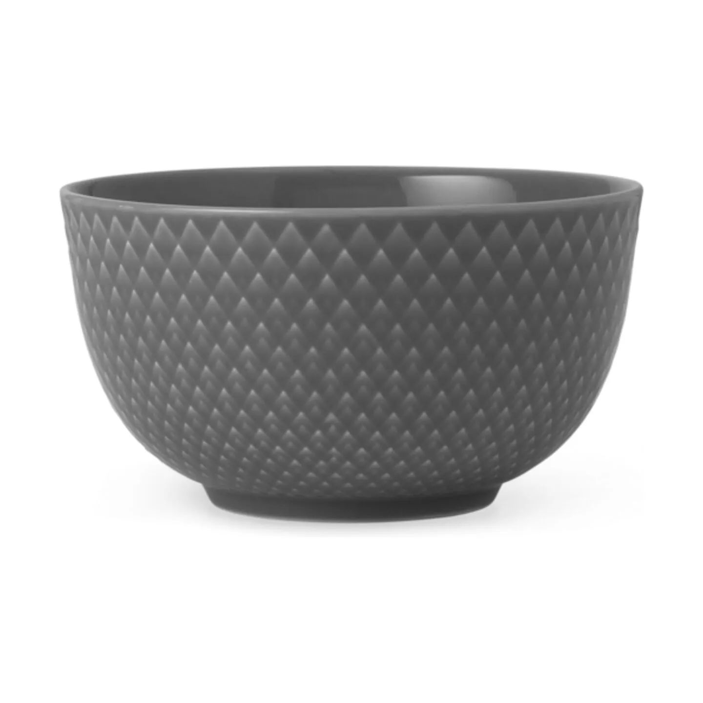 Lyngby Porcelæn Skåle Rhombe Earth Skål i Slate, 11 cm, 1