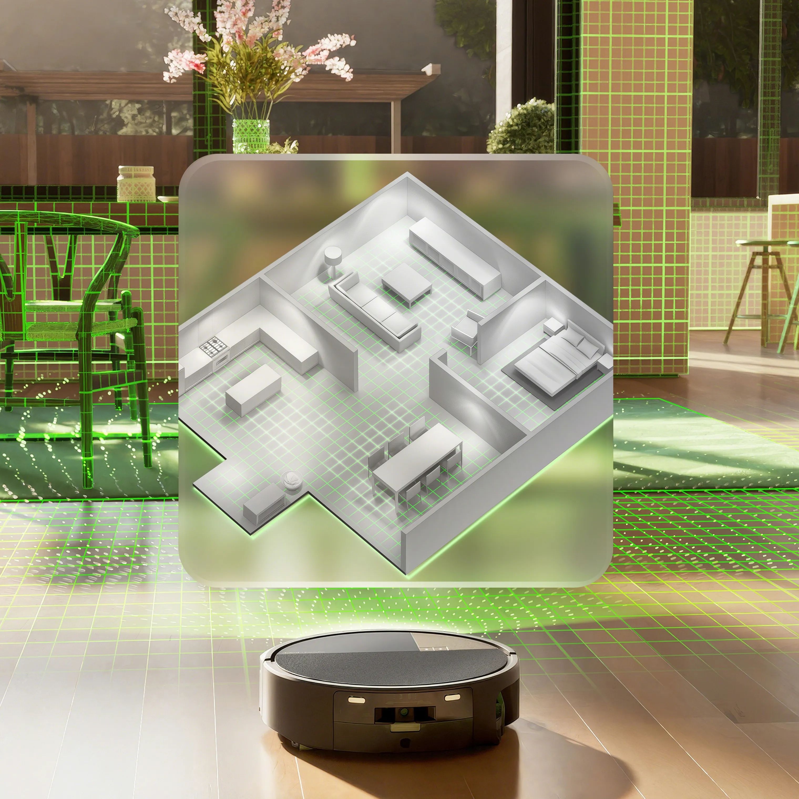 iRobot Robotstøvsugere Roomba Combo Robotstøvsuger 775 i Sort, 3