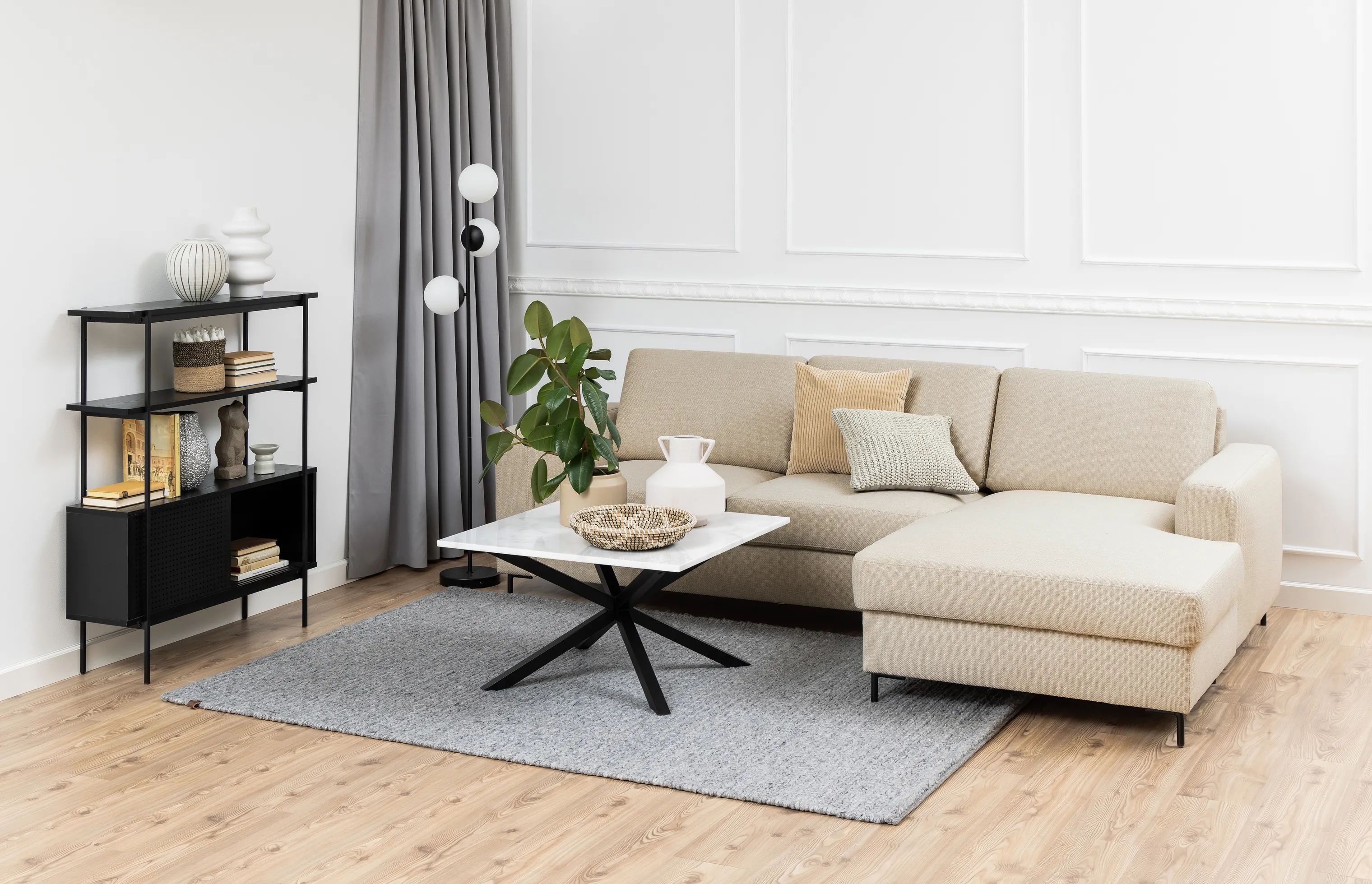 CASA Living Reoler og tilbehør Angus Reol i sort, 7