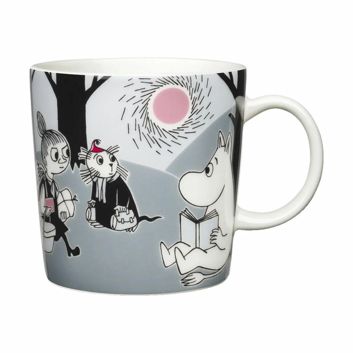 Moomin Arabia Krus og kopper med hank Ferieklar Krus - Mumi flytter i Mumi flytter, 30 cl, 1