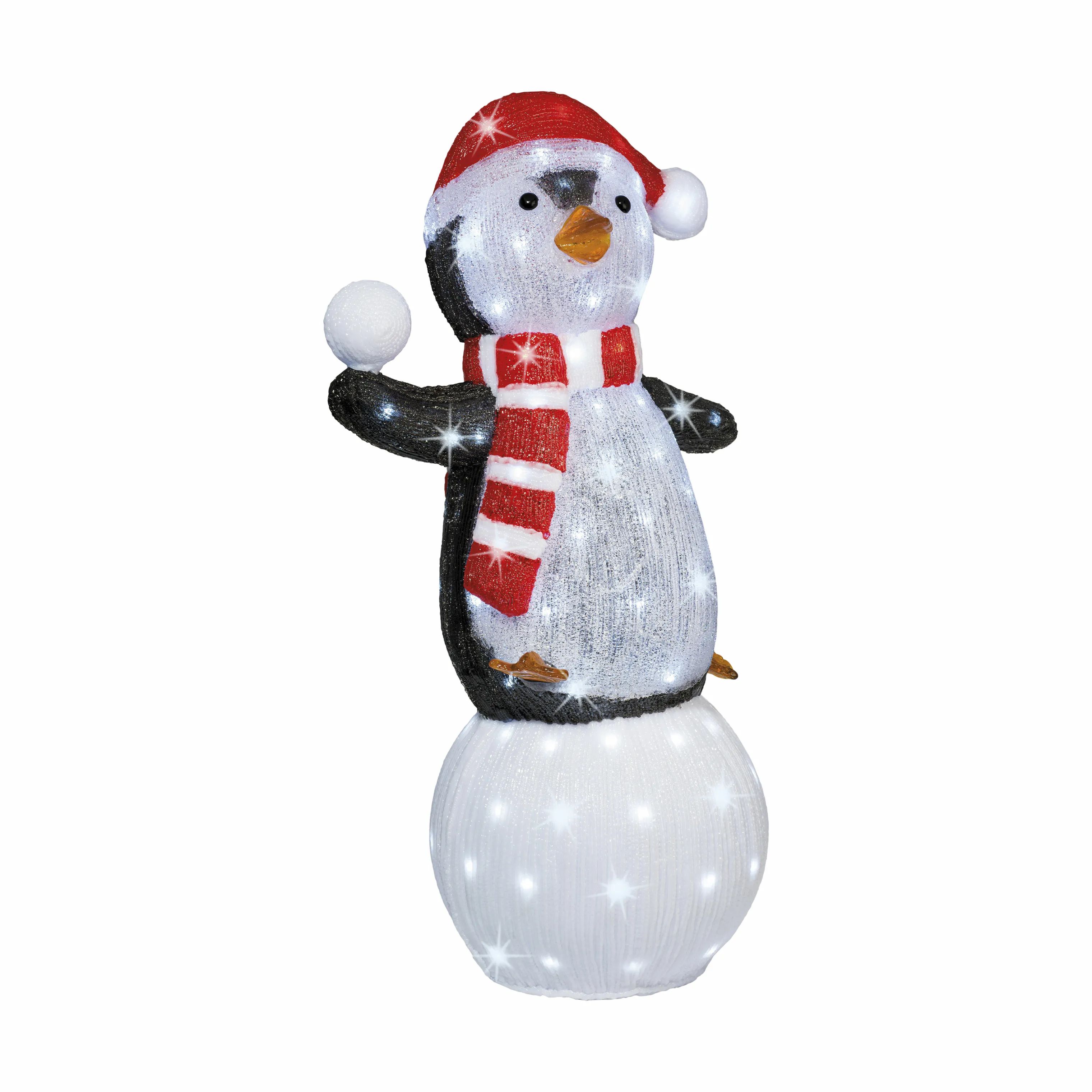 Casa Christmas Lysdekoration LED-figur - Pingvin i 85 cm, 1