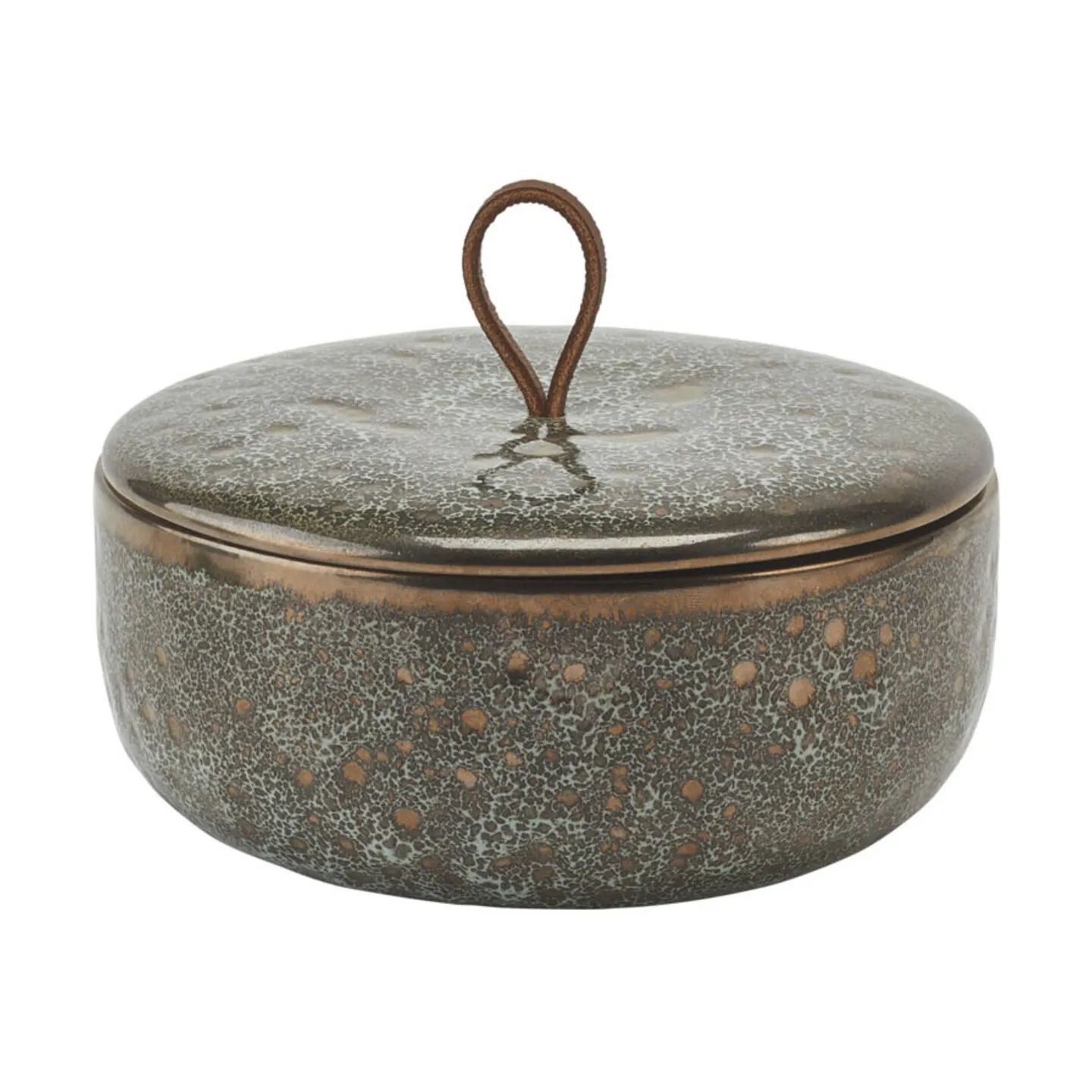 Aquanova Tilbehør til bad Ugo Skål med låg i Vintage bronze, 1
