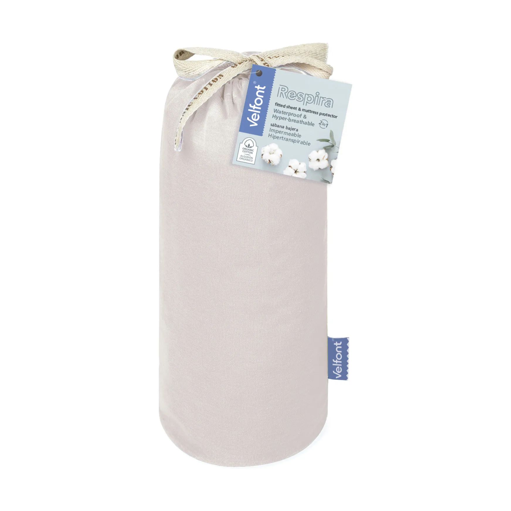 Velfont Lagner Vådliggerlagen i cream, B140 x L200 cm, 3