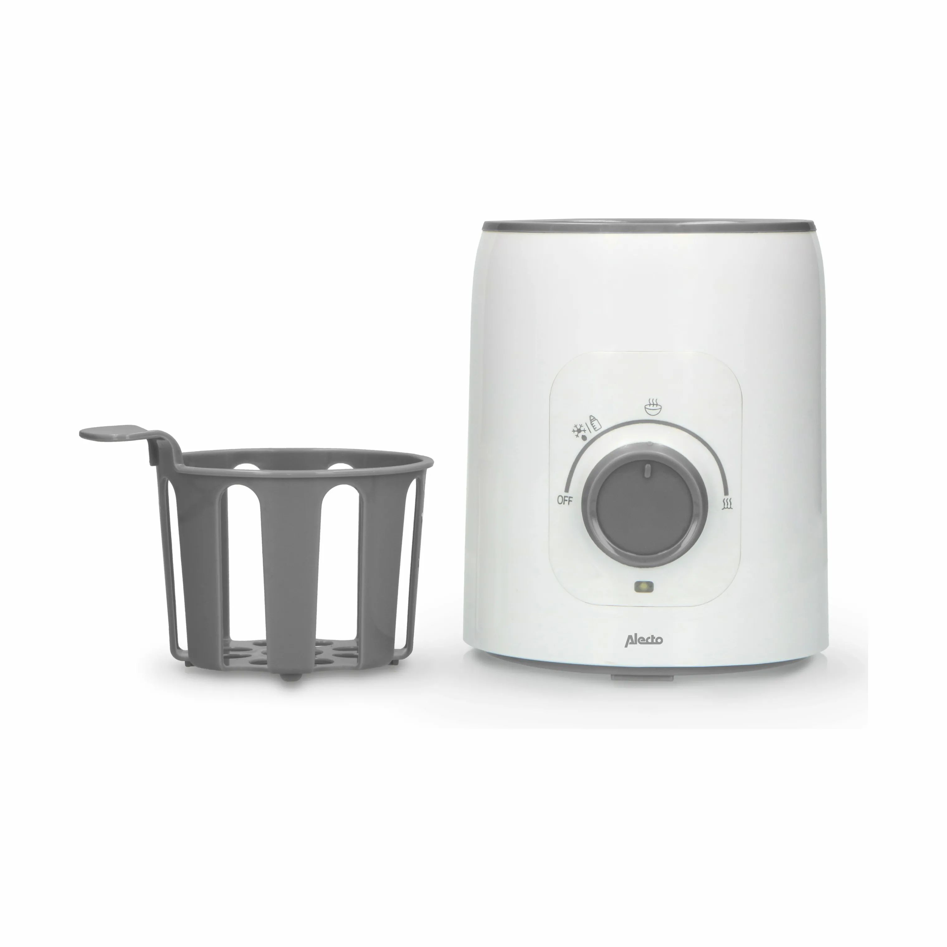 Alecto Baby Madtilberedning BW600 flaskevarmer i Hvid, 6