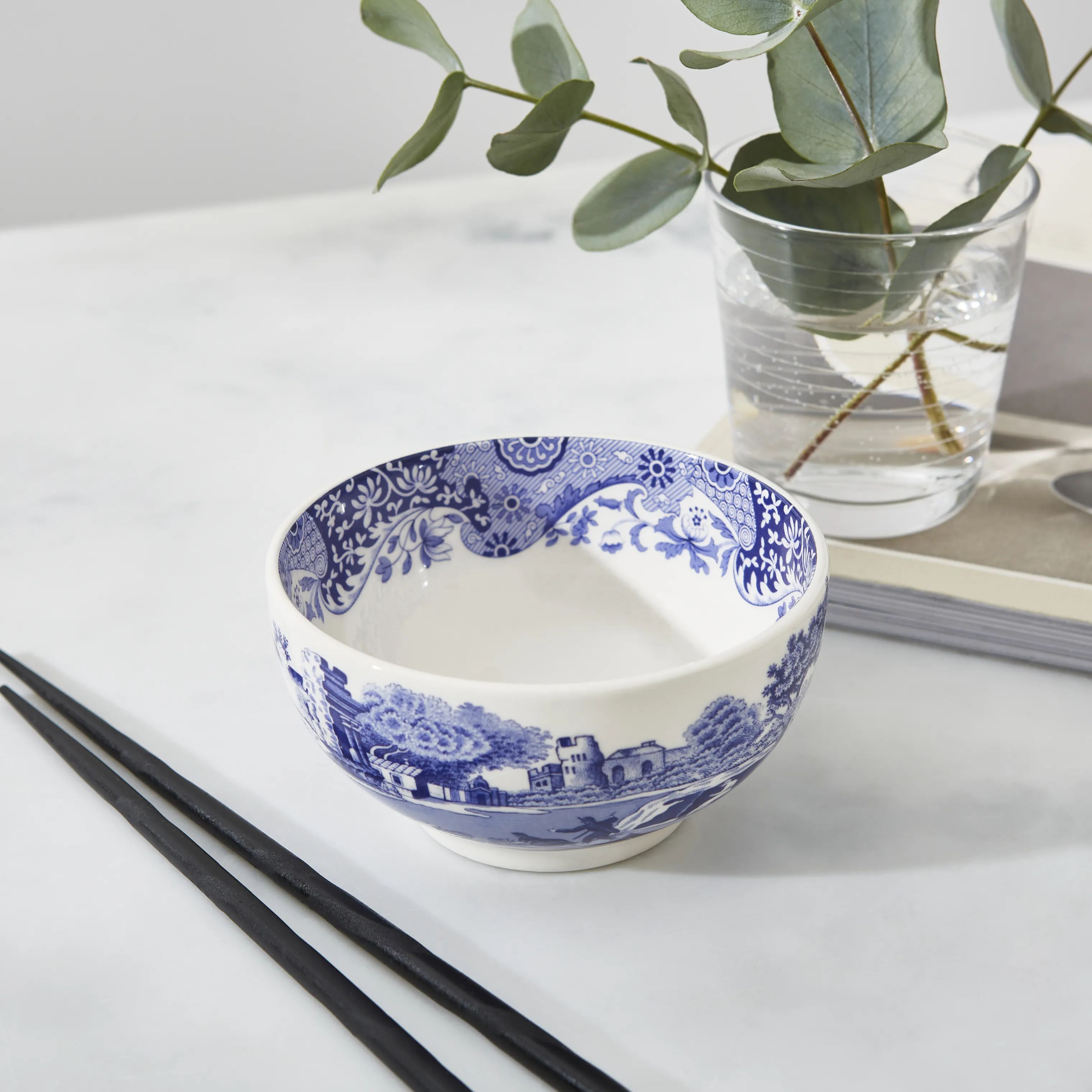 Spode Skåle Blue Italian Blue Italien Skål i Blå/hvid, 5
