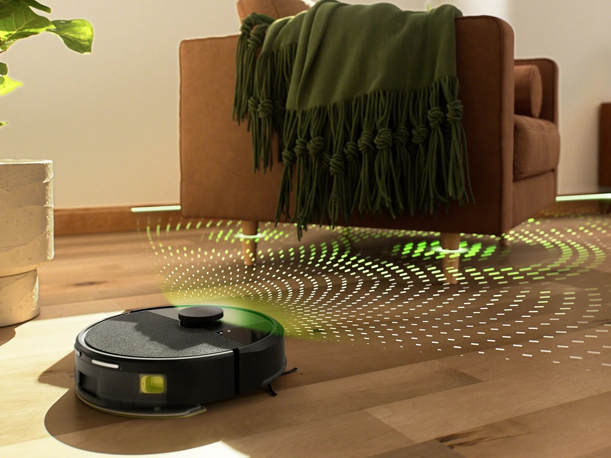 iRobot Robotstøvsugere Roomba Combo 105+ Robotstøvsuger i Sort, 3