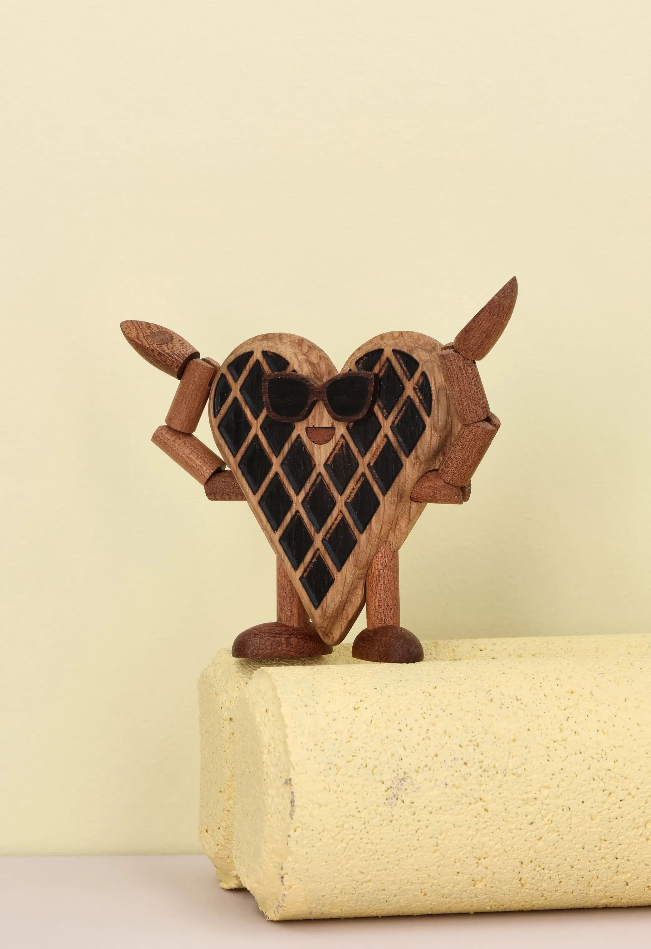 Spring Copenhagen Øvrige figurer Figur - Wendy Waffle i Natural, 3