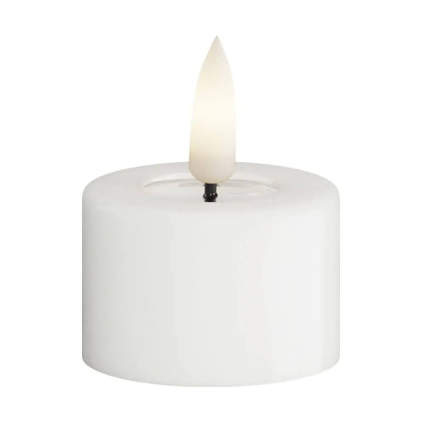 Deluxe Homeart LED-lys Fyrfadslys - 2 stk i Hvid, 2