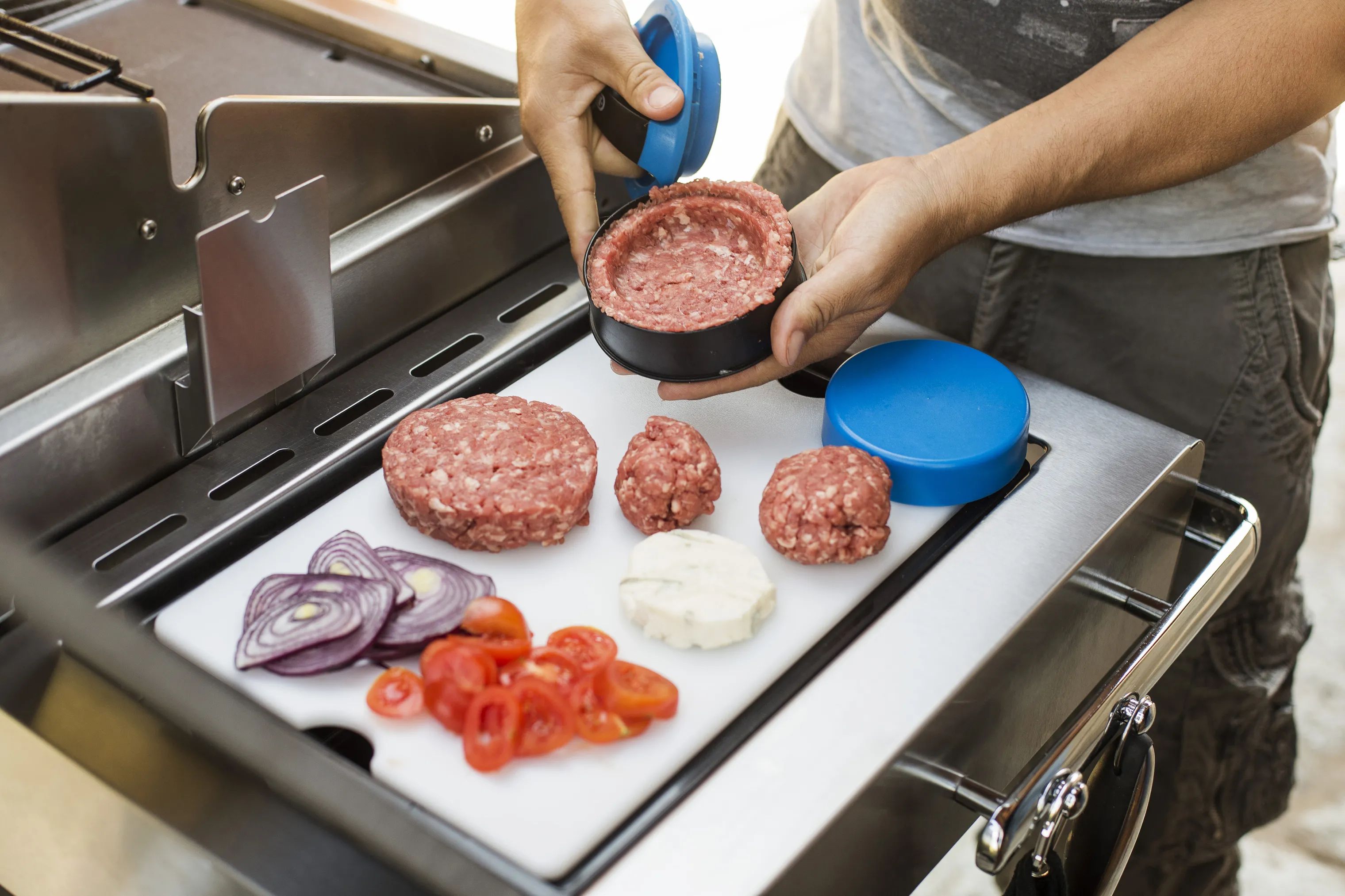 Napoleon Øvrigt køkkengrej Burgerpresser Kit i Sort/blå, 2