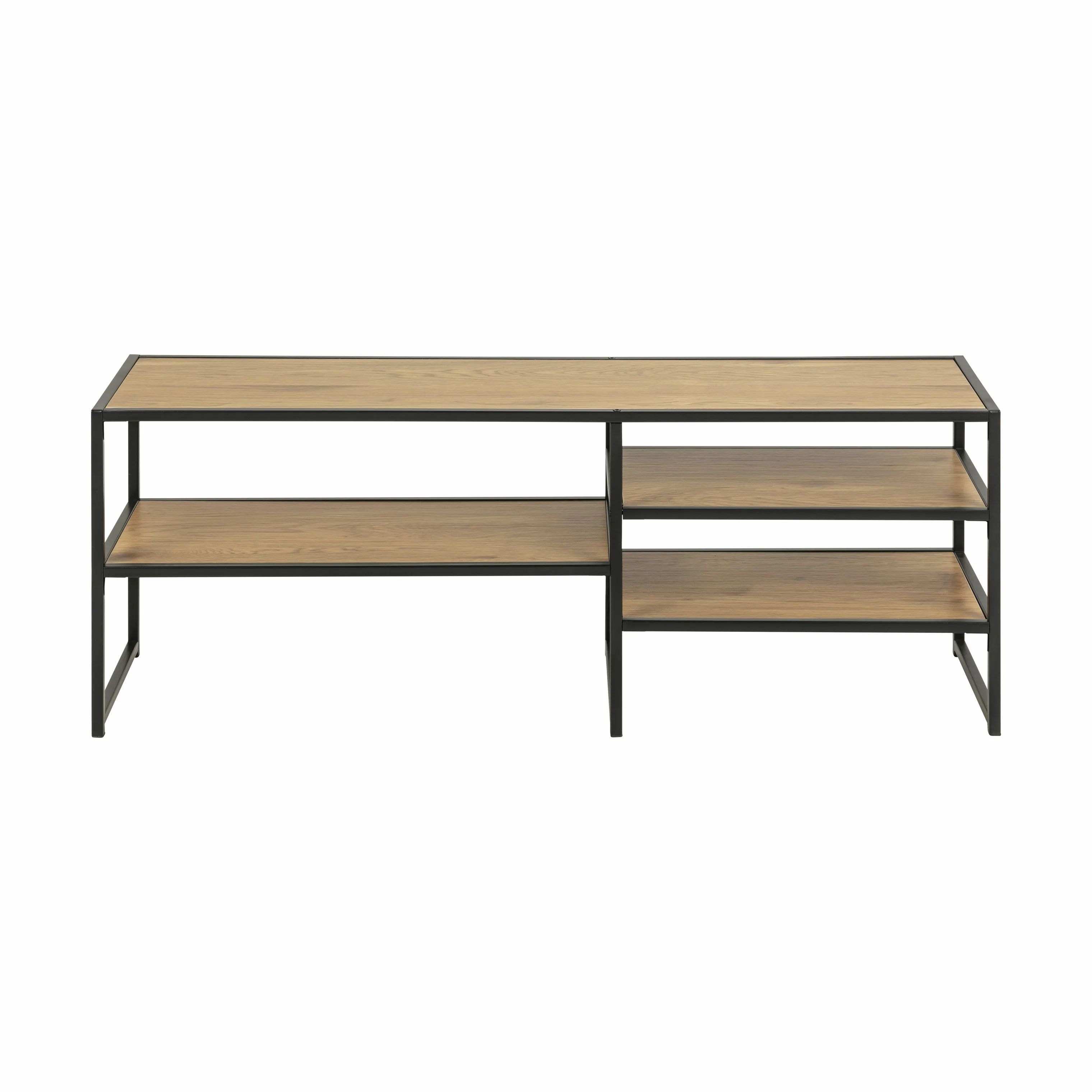 CASA Living TV-borde Seaford TV Bord i vild eg/mat sort, 1