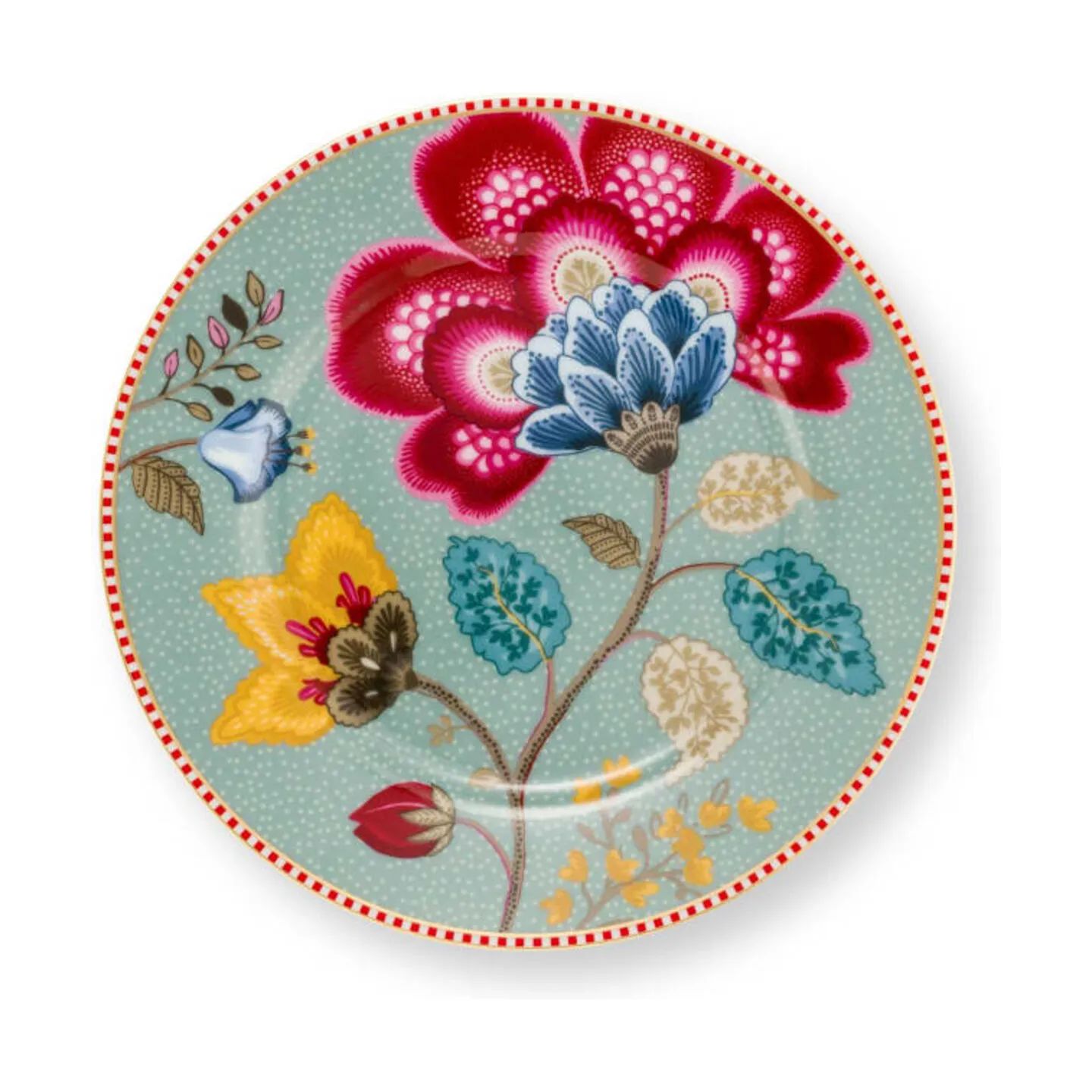 PIP Studio Kage- og desserttallerkener Blooming Tales Tallerken i Blå, 17 cm, 1