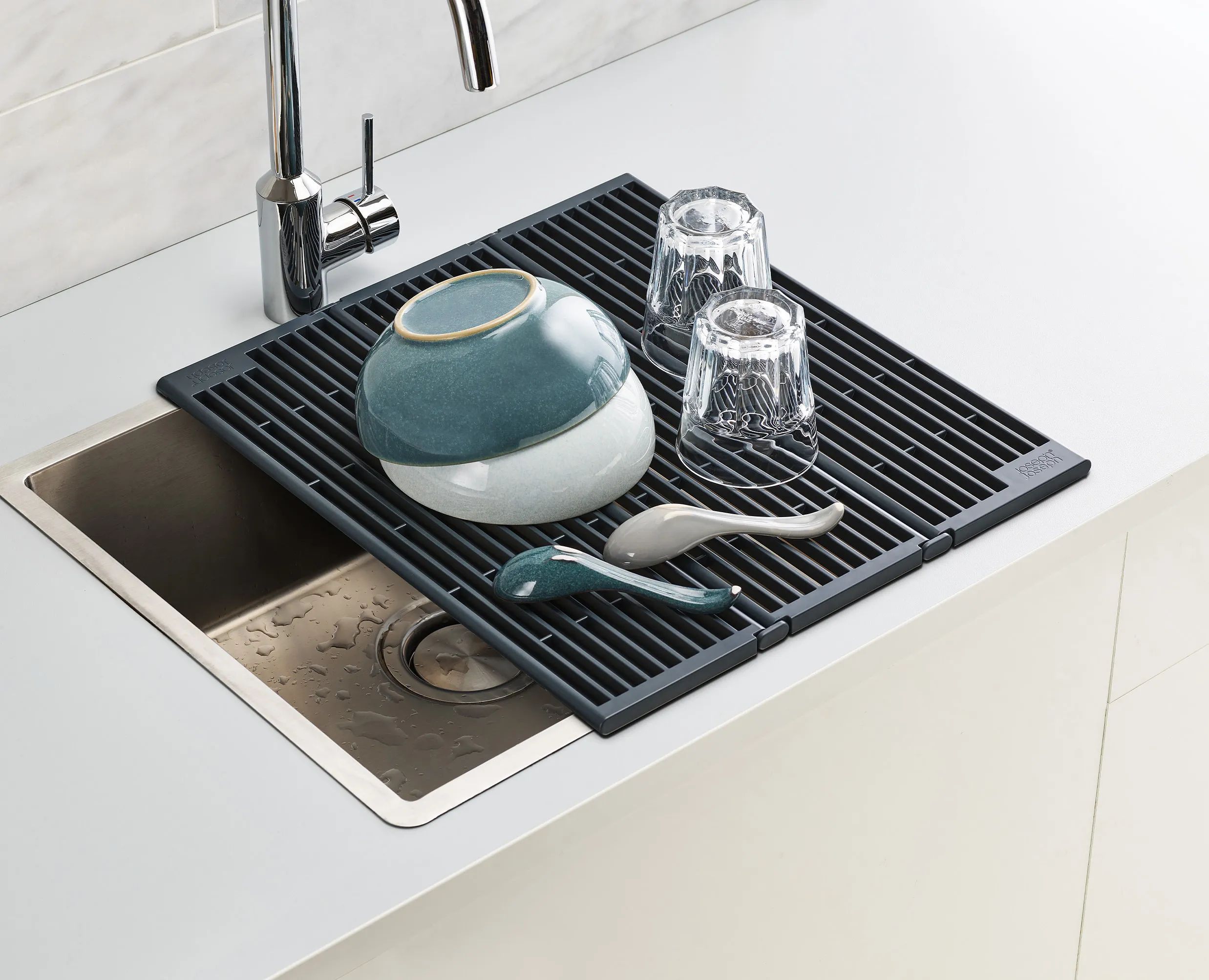 Joseph Joseph Opvaskemåtter Foldbar Opvaskeplade i Anthracite, 3