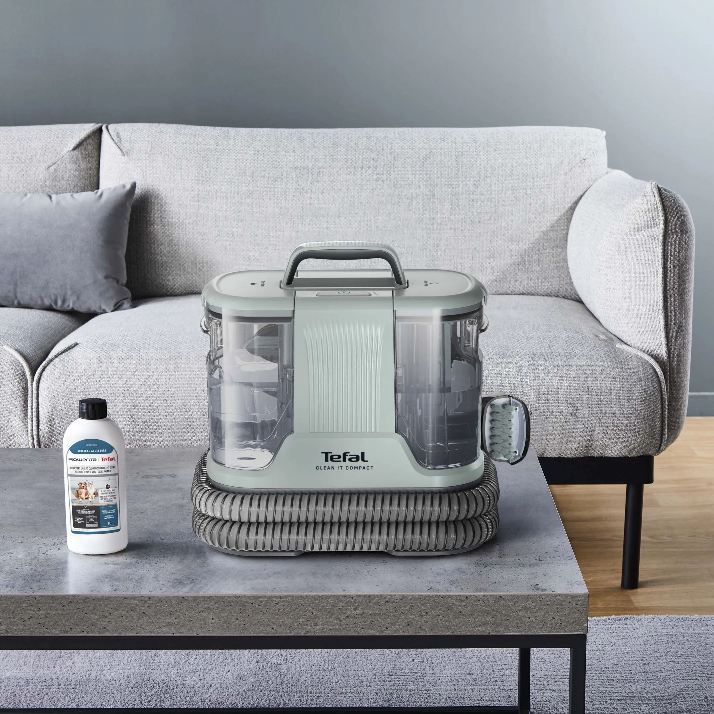 Tefal Dampere Clean It Compact Tekstilrenser i Eukalyptus, 5