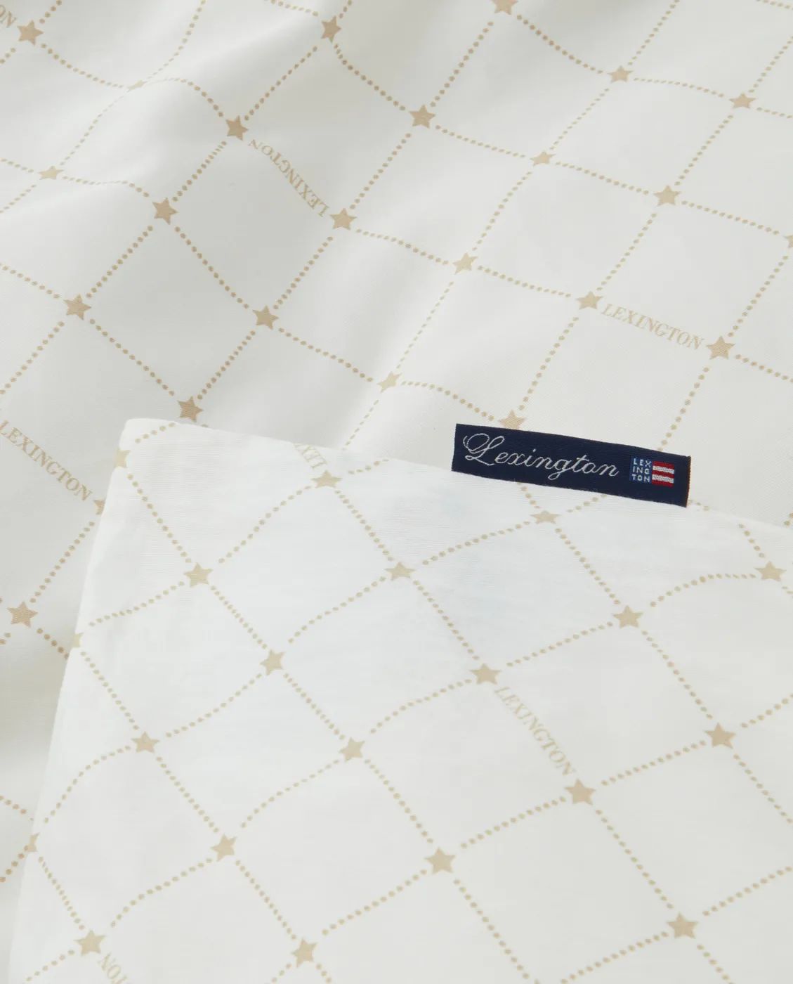 Lexington Sengetøj From back home, Fall 23 From Back Home Signature Star Dynebetræk i Hvid/beige, B140 x L220 cm, 3