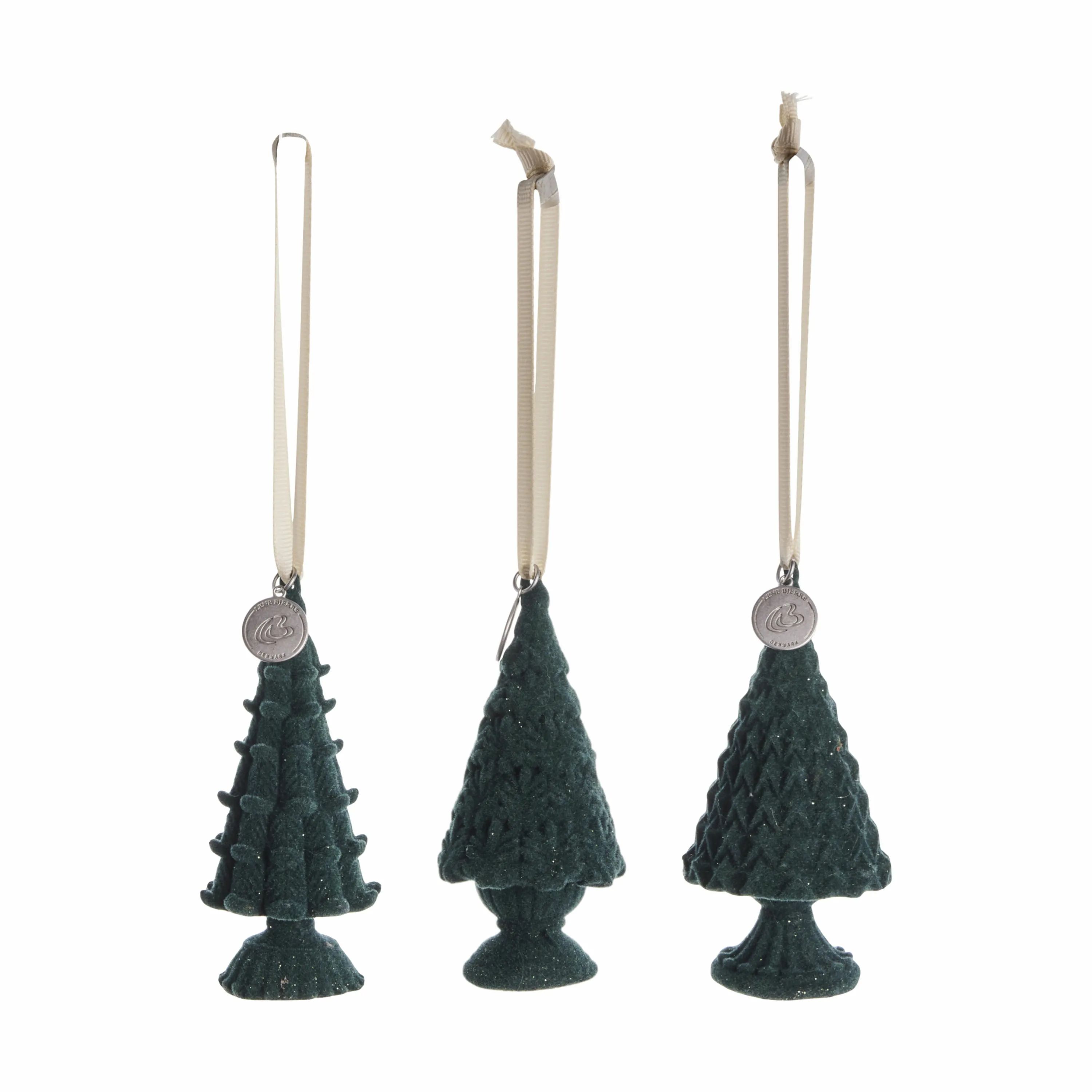 Lene Bjerre Juleophæng Sella Ophæng - 3 stk. i dark green, 1