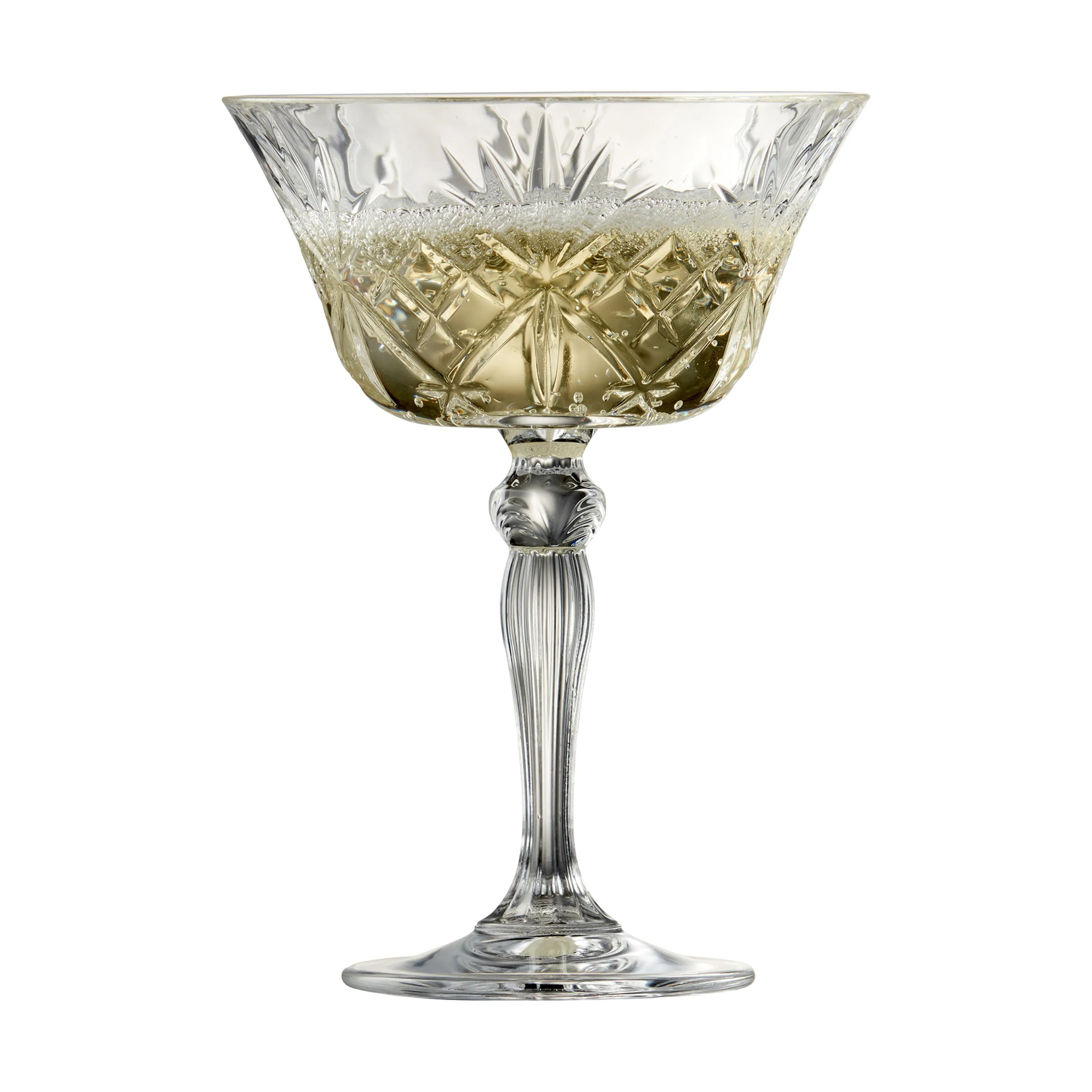Lyngby Glas Champagneglas Melodia Champagneskål - 4 stk. i Klar, 3