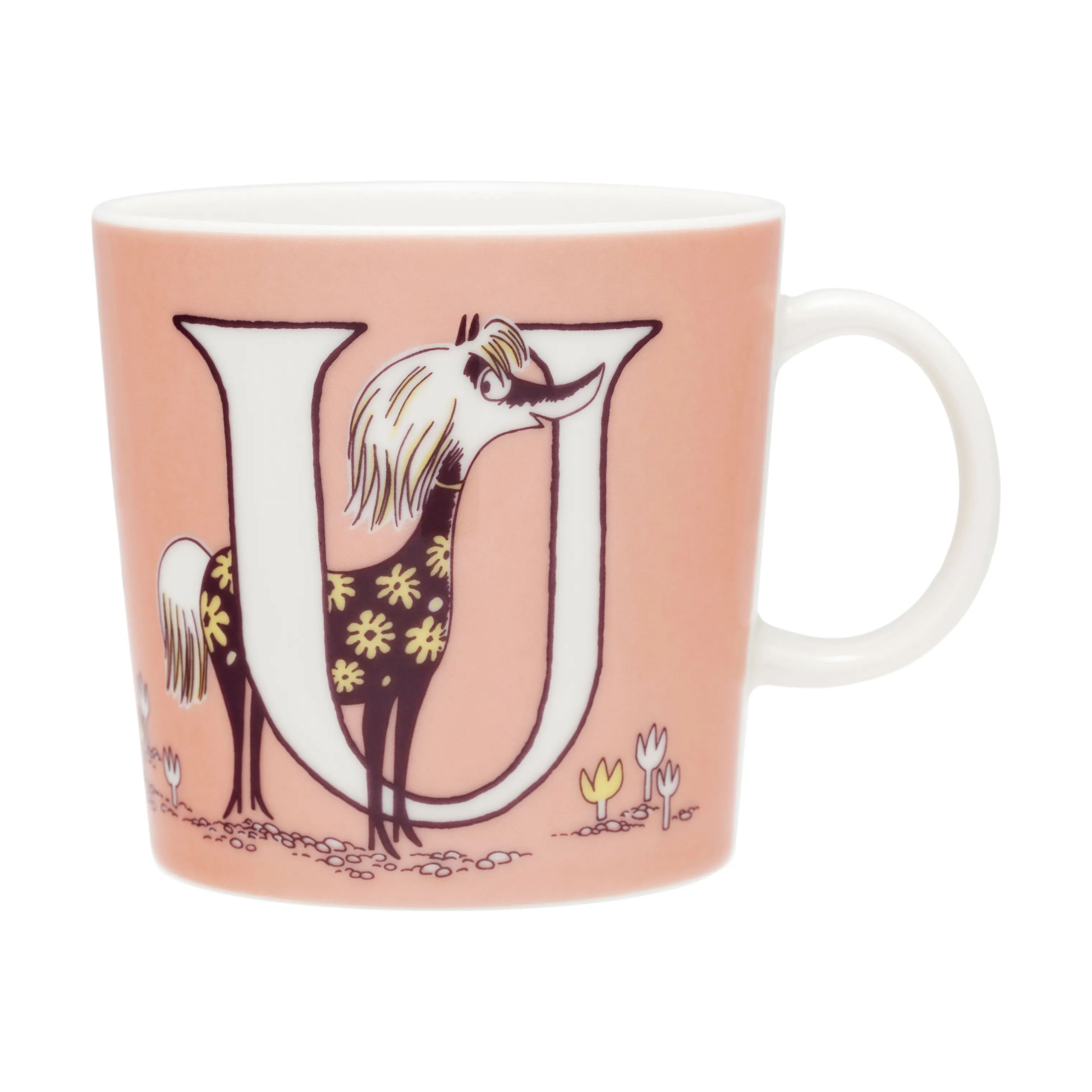 Moomin Arabia Krus og kopper med hank ABC Krus - U i U, 1