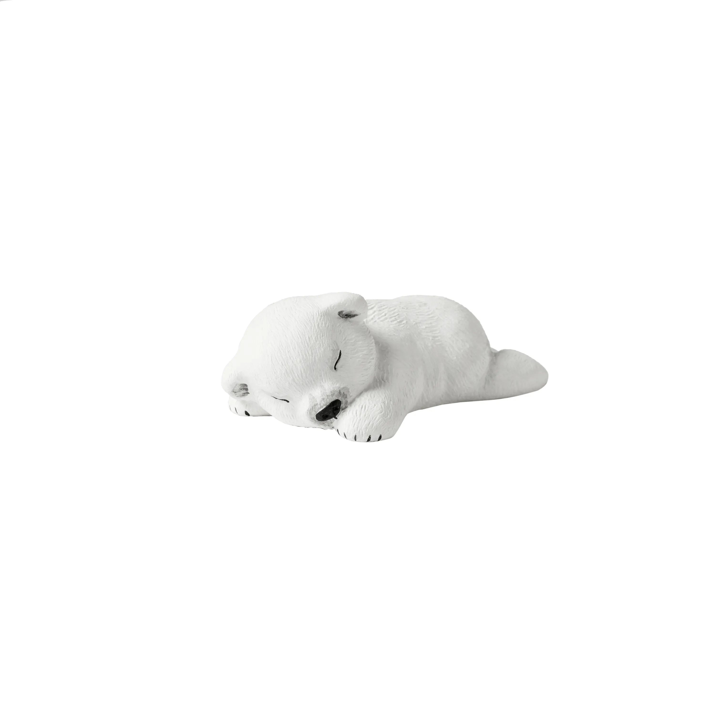 Klarborg Dyrefigurer Isbjørneunger - Enok & Nuka i Hvid, 6 cm, 2