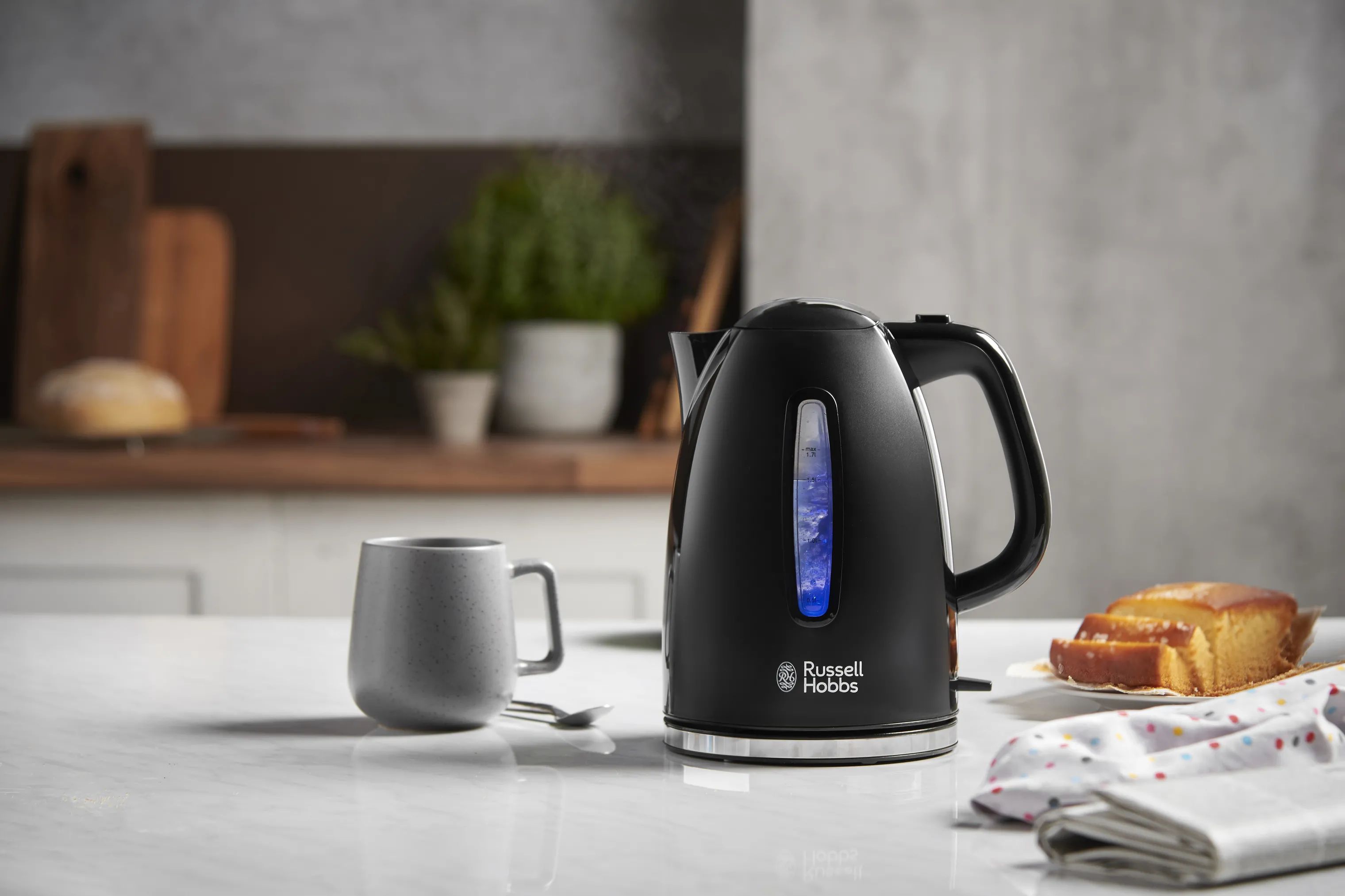 Russell Hobbs Elkedler Textures Plus+ Textures Plus Elkedel i Sort, 2