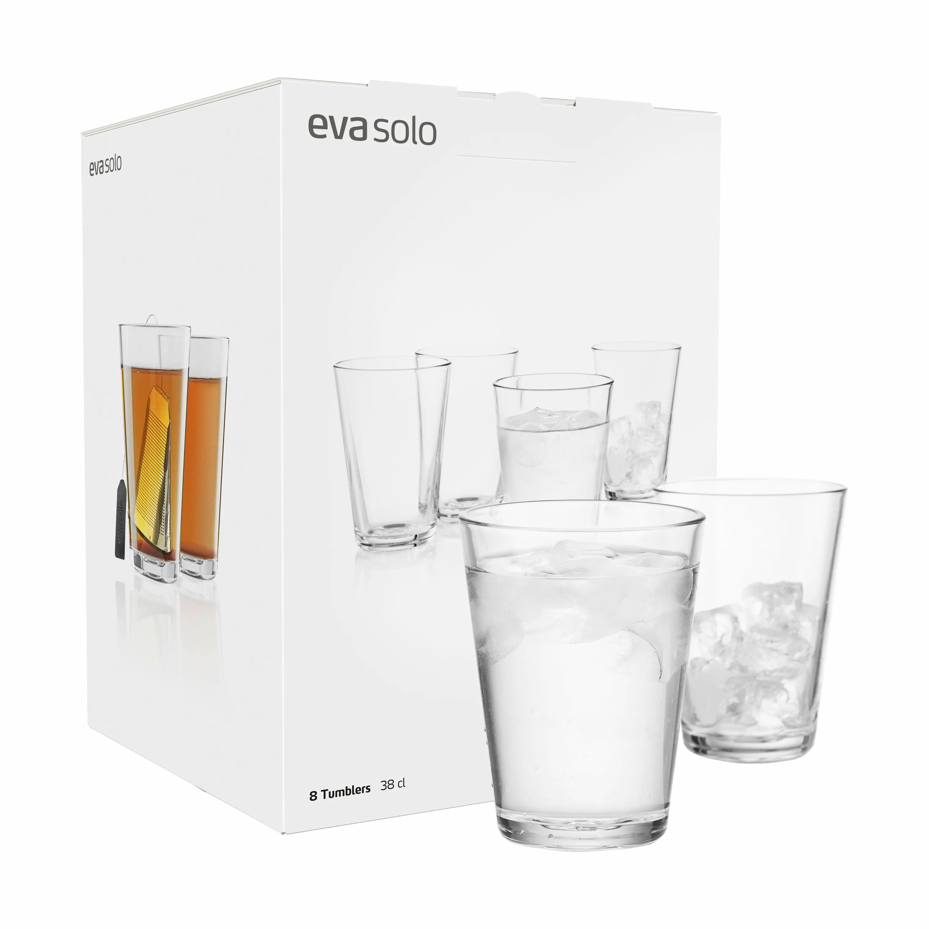 Eva Solo Vandglas Vandglas - 8 stk. i 38 cl - 8 stk., 3