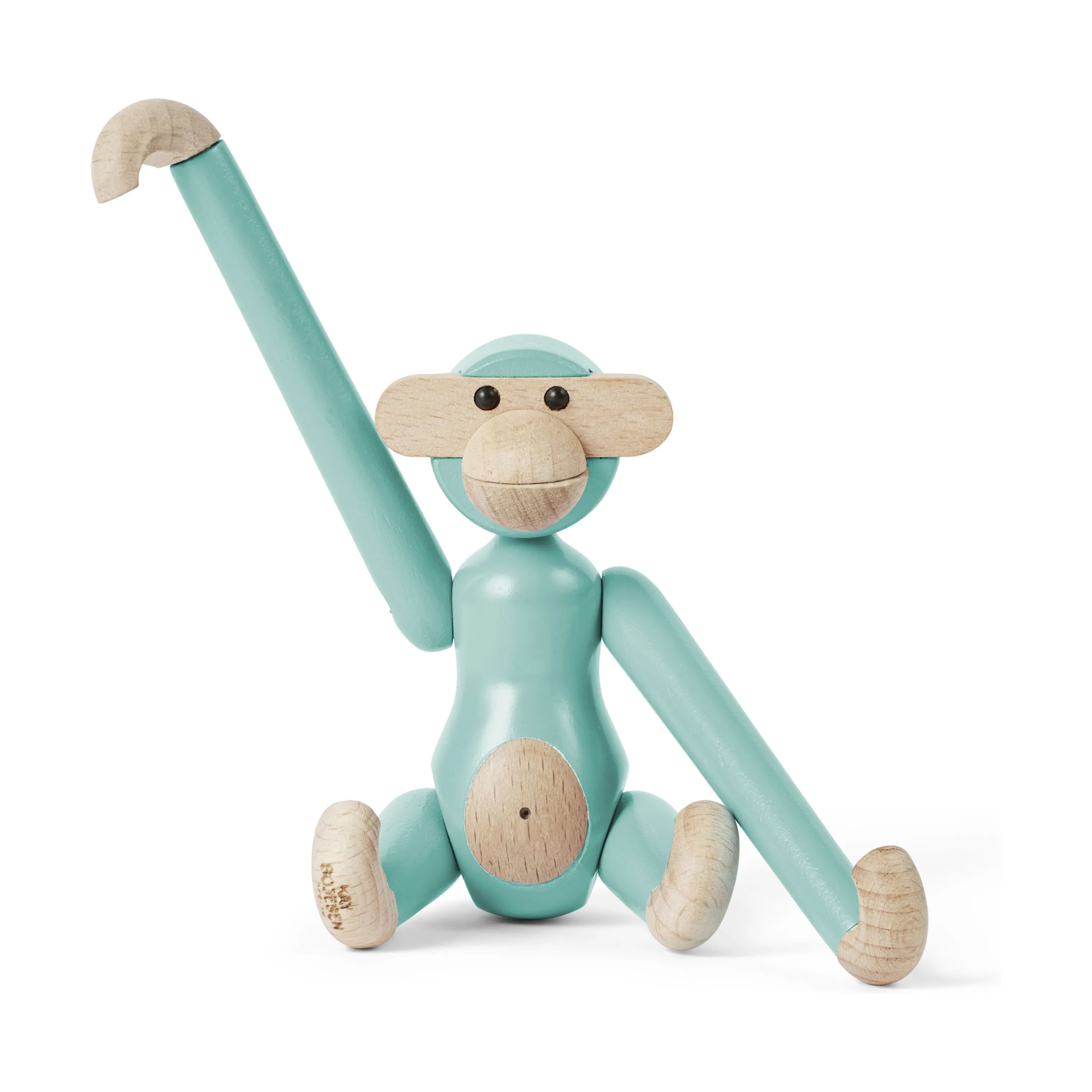 Kay Bojesen Dyrefigurer Monkey Abe - Mini i Turkis, 4