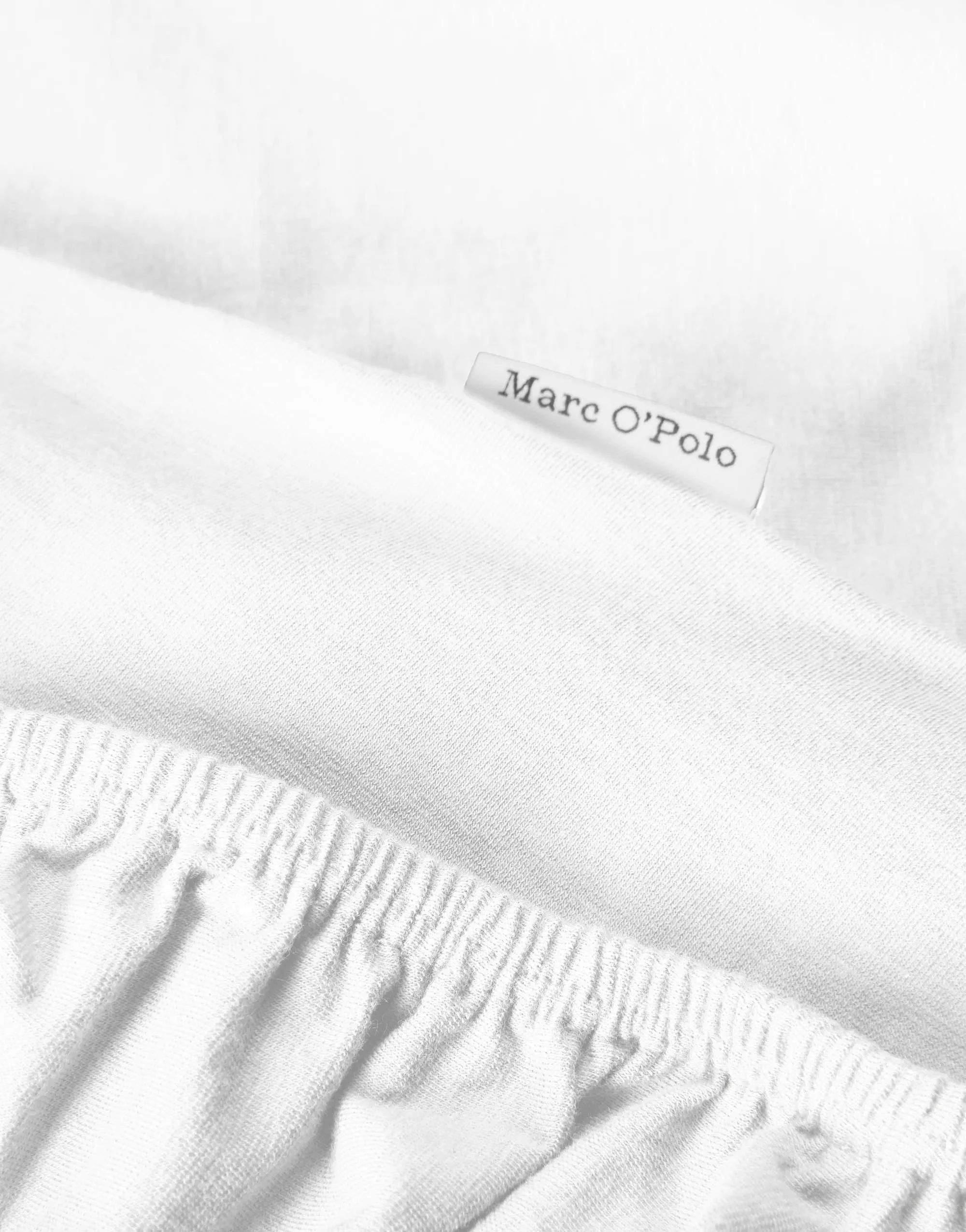 Marc O'Polo Lagner Premium Organic Jersey Boxlagen i White, 180/200 x 200/220 cm, 2