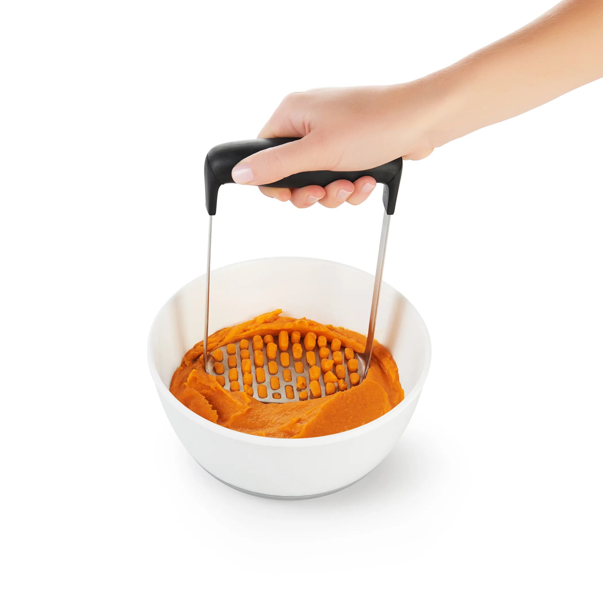 OXO Kartoffelstampere Good Grips Kartoffelstamper i Sort/stål, 3