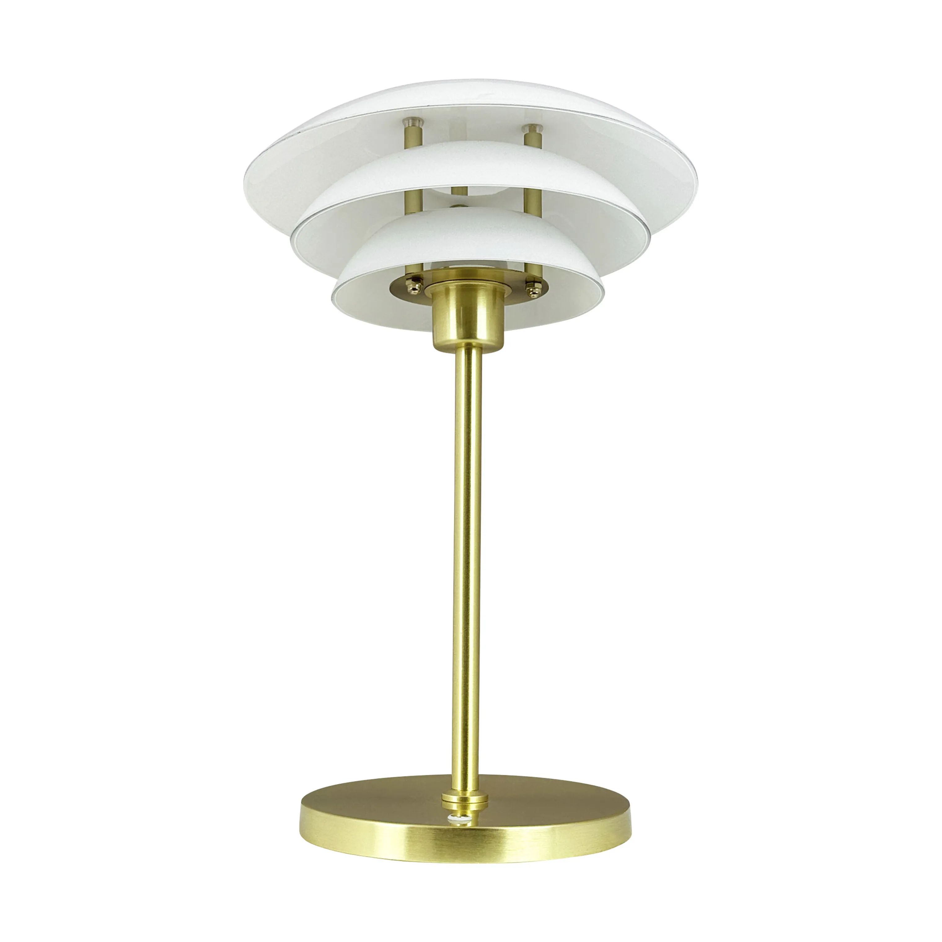 Dyberg Larsen Bordlamper Bordlampe DL20 i Opal/Messing, 6