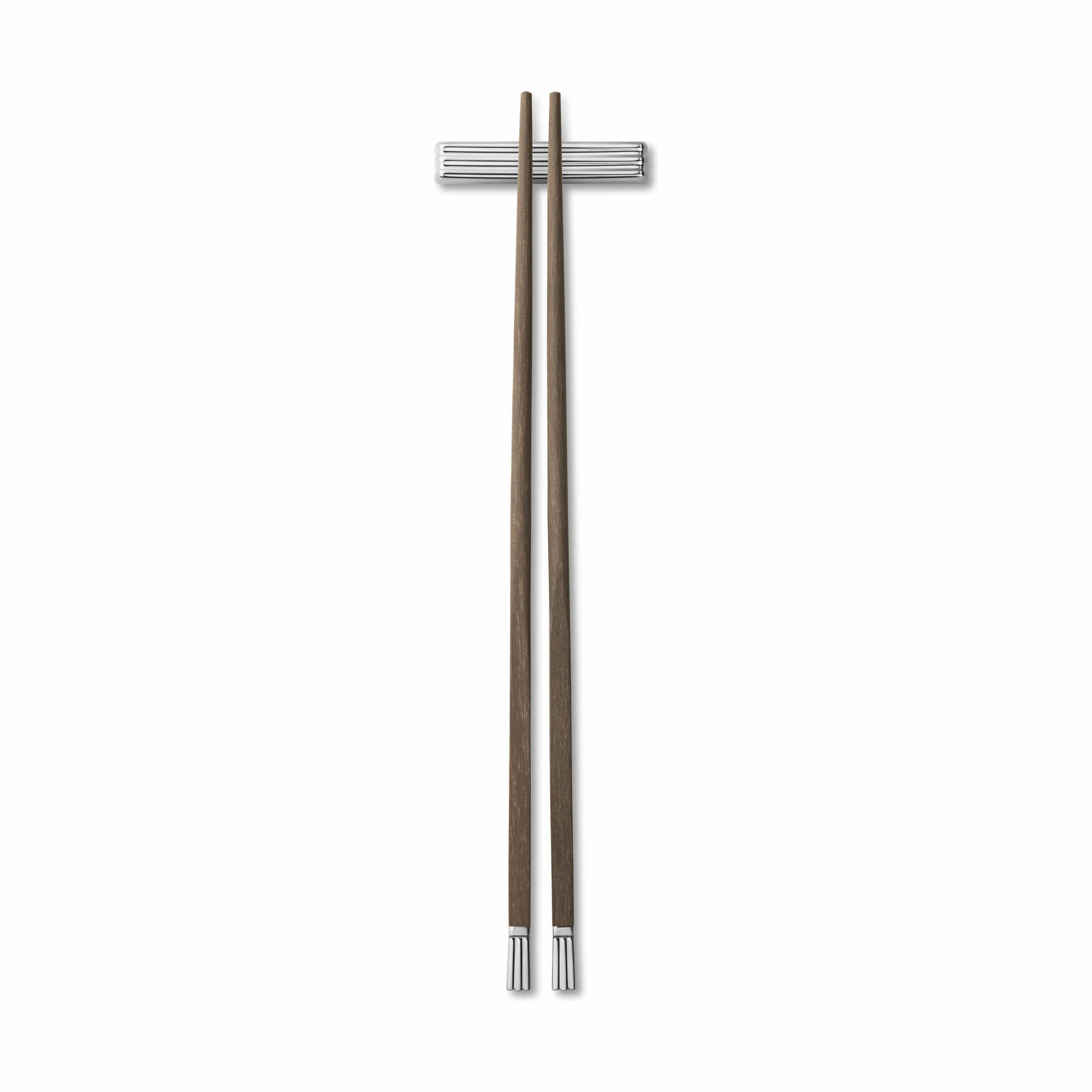 Georg Jensen Bestiksæt Bernadotte Spisepind - 6 dele i Brun/sølv, 3